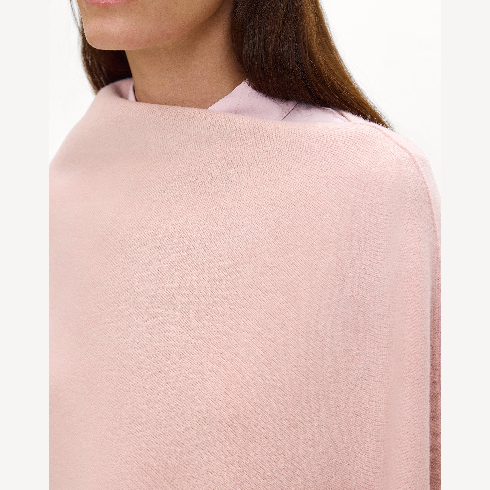 Reversible Draped Poncho in Felted Wool-Cashmere&nbsp;