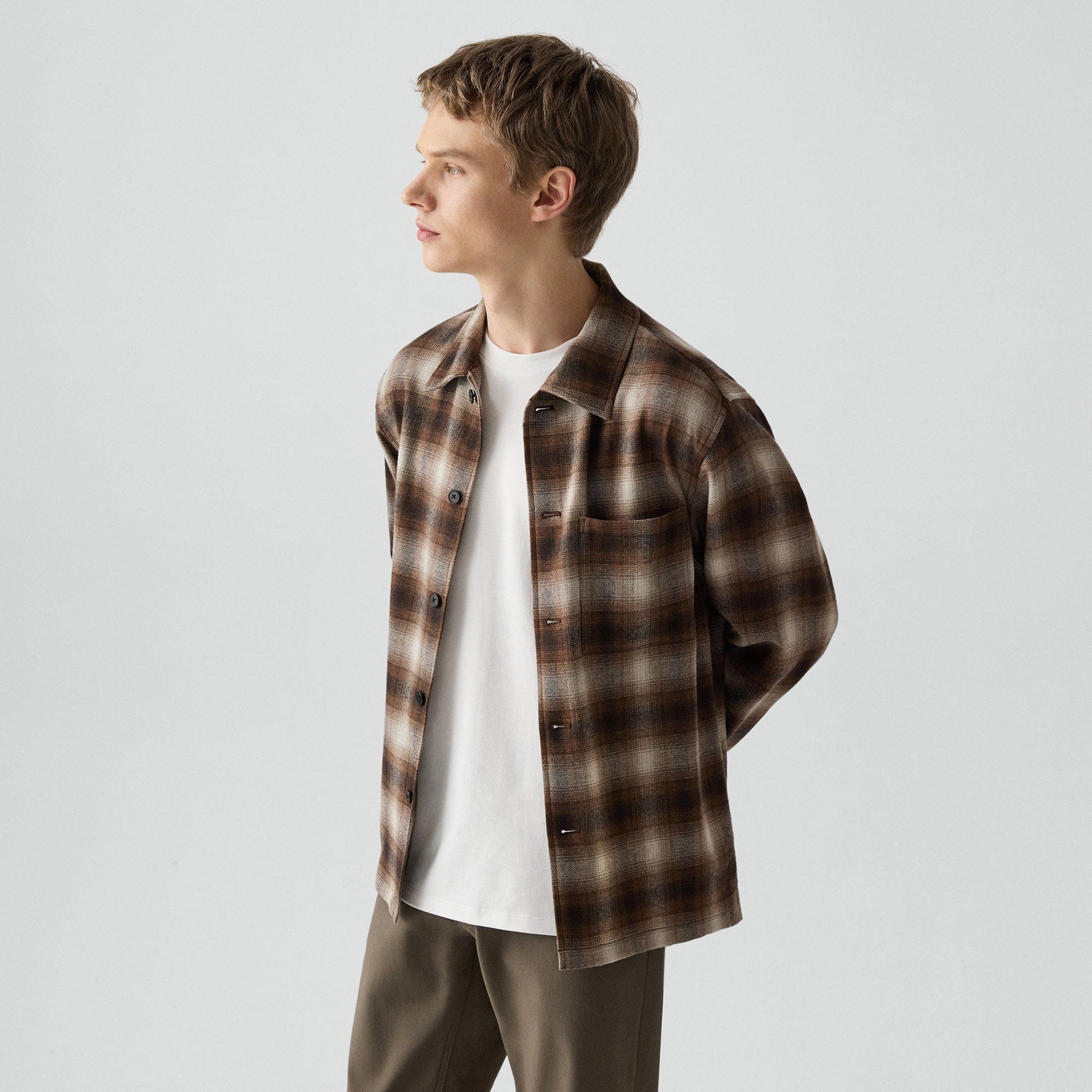 Button-Up Shirt in Jesi Wool