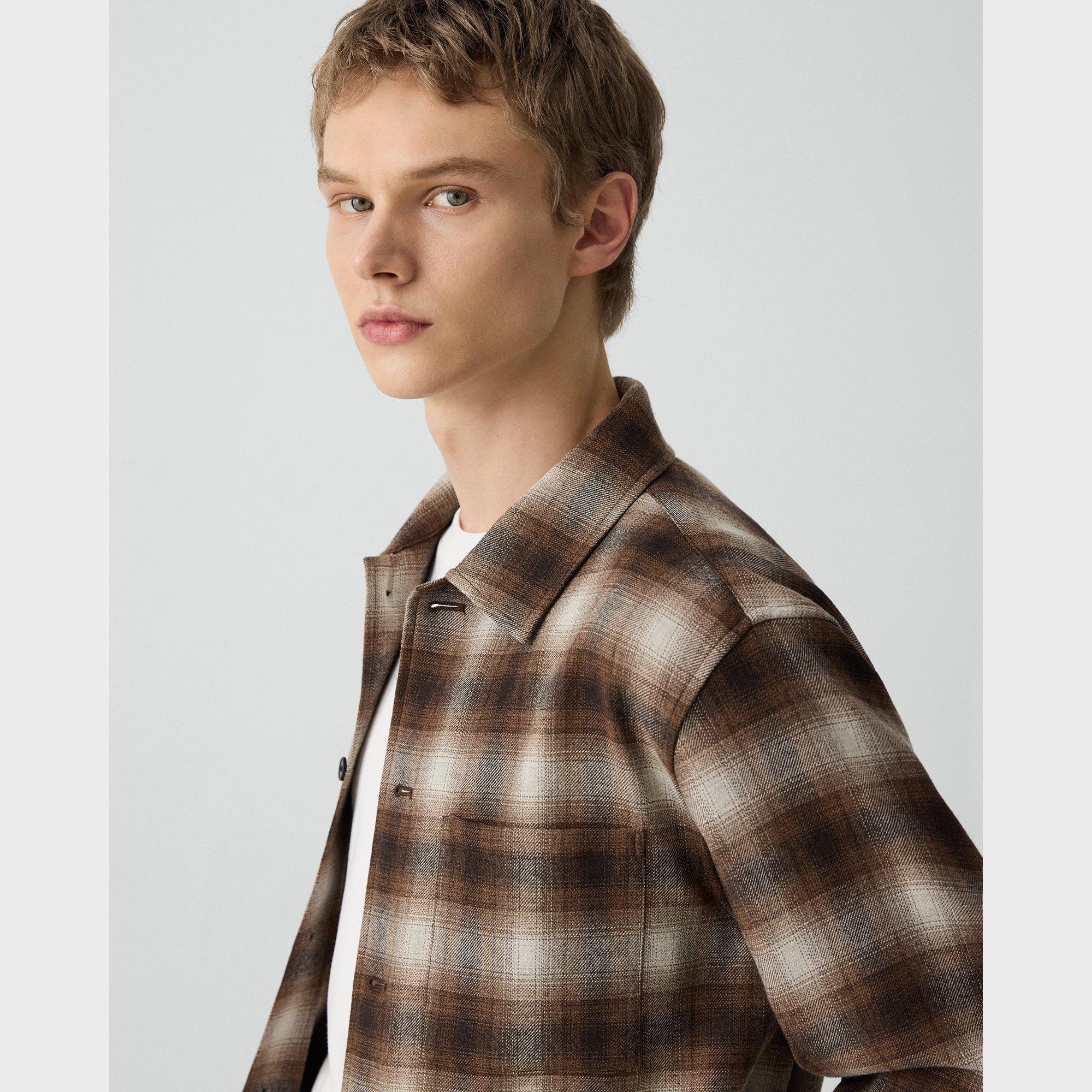 Button-Up Shirt in Jesi Wool