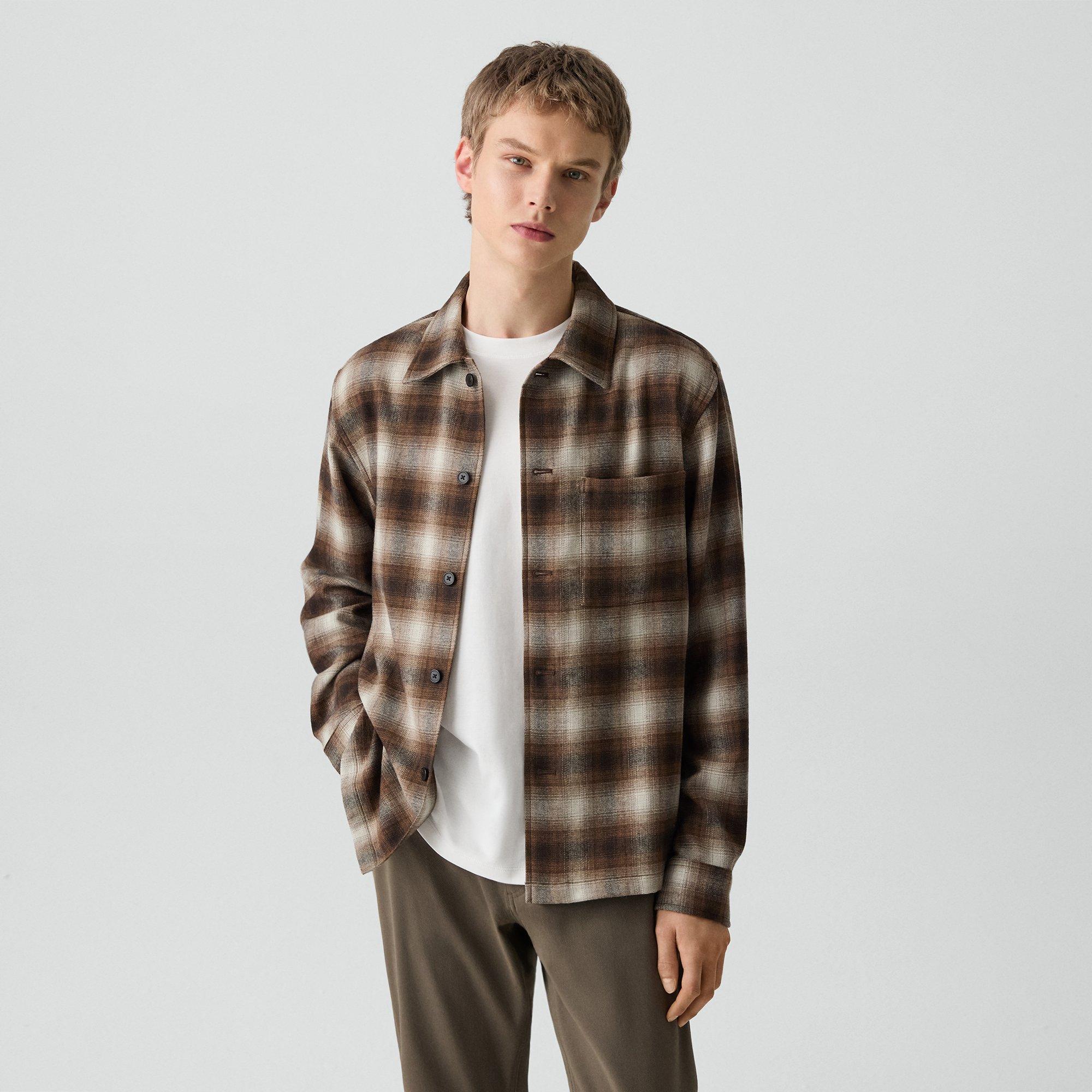 Button-Up Shirt in Jesi Wool