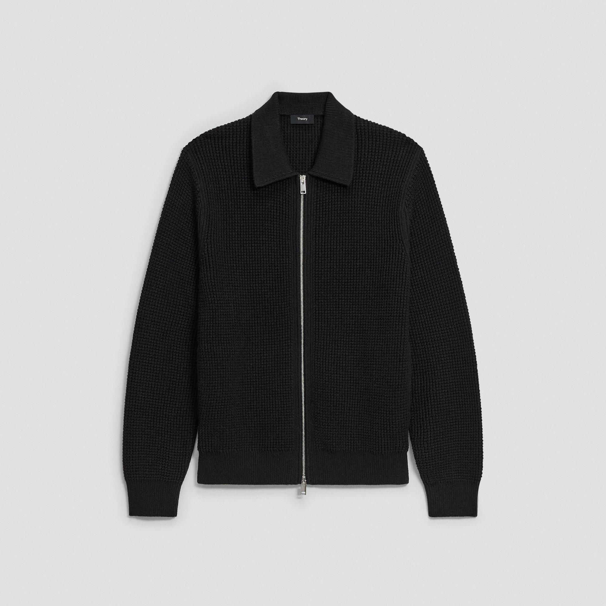 Gary Full-Zip Cardigan in Cotton-Cashmere