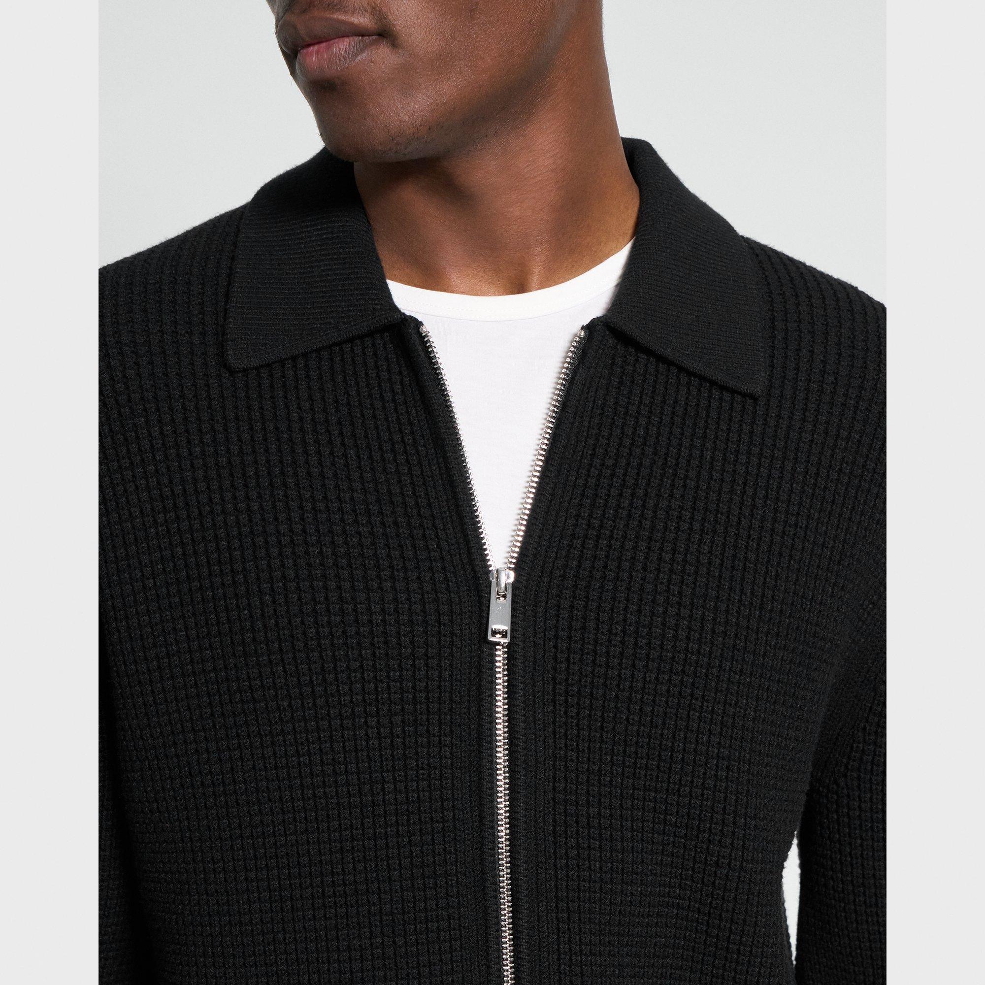 Gary Full-Zip Cardigan in Cotton-Cashmere