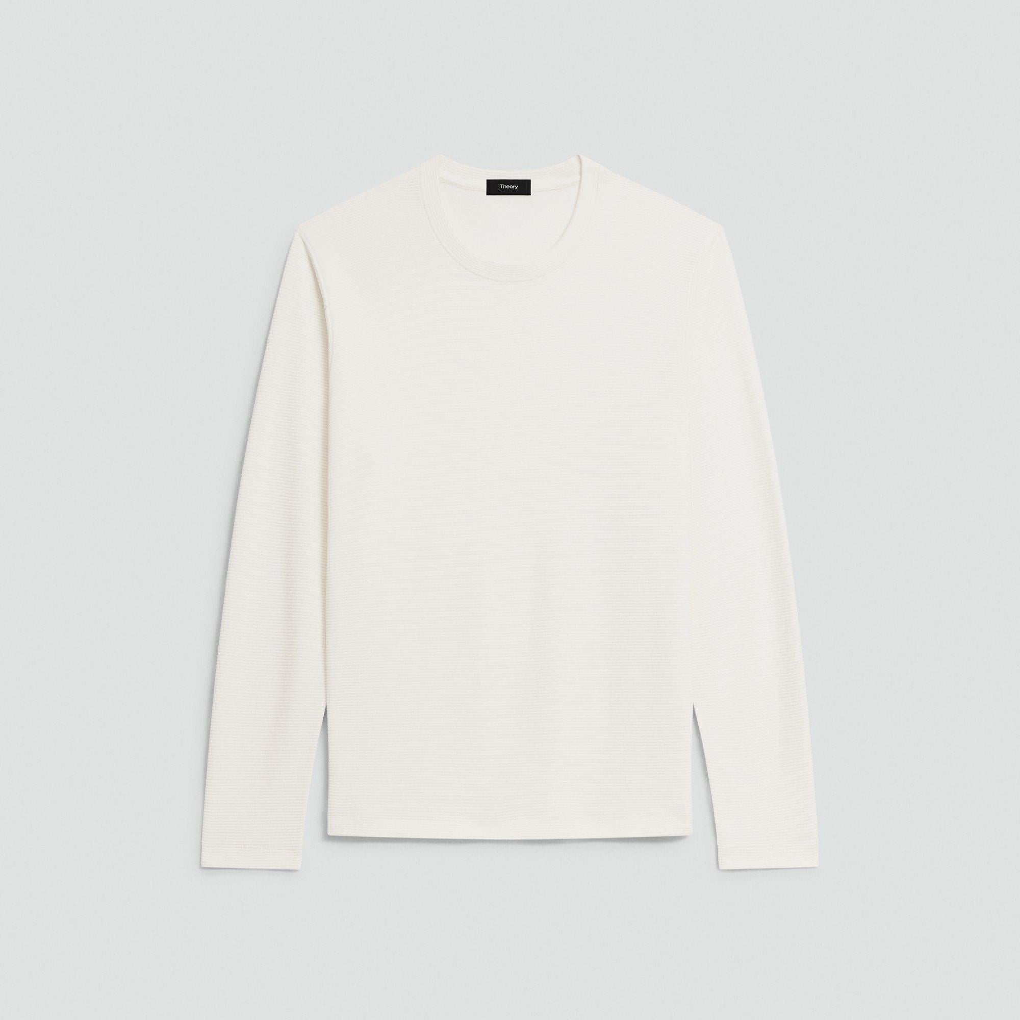Delroy Long-Sleeve Tee in Studio Knit Jacquard