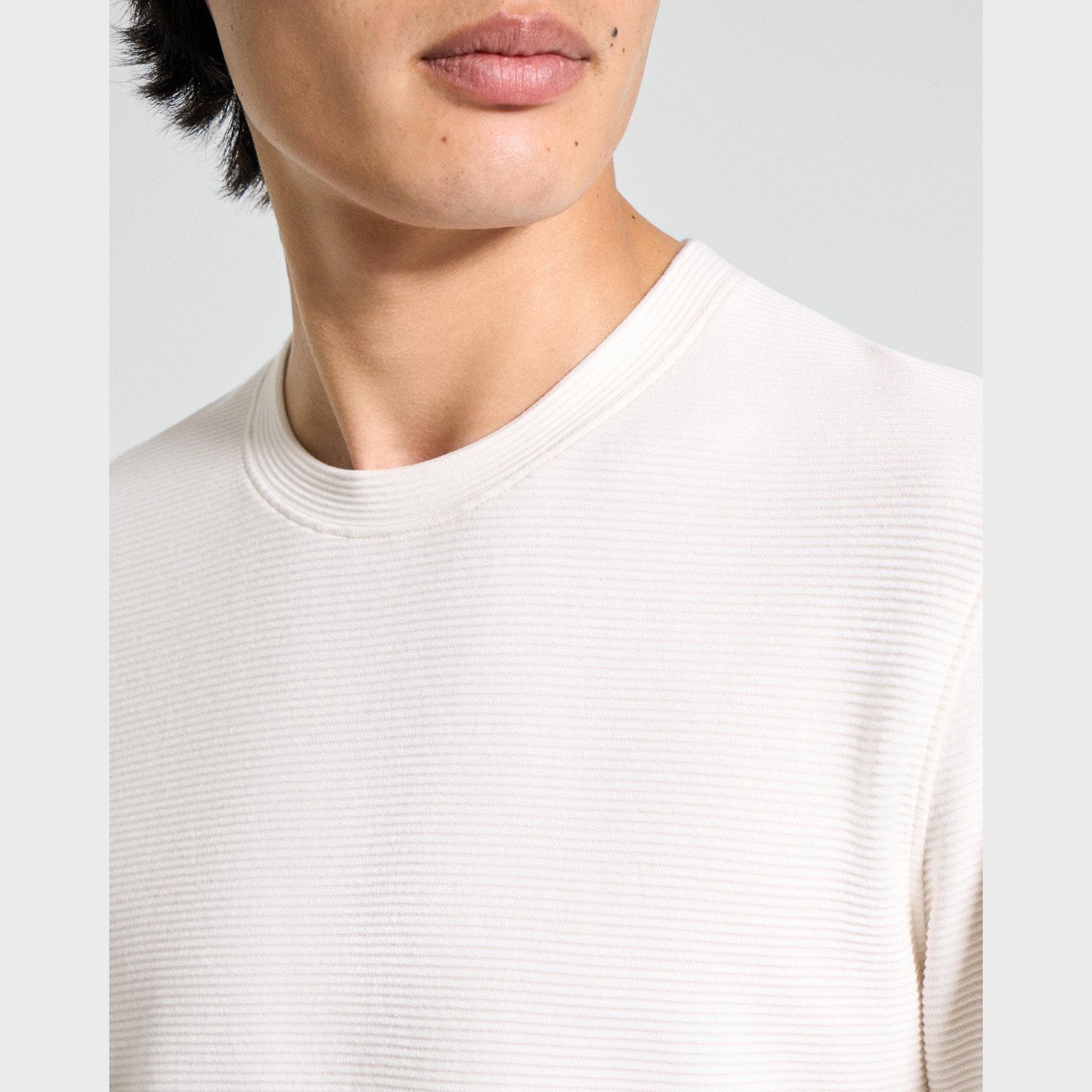 Delroy Long-Sleeve Tee in Studio Knit Jacquard