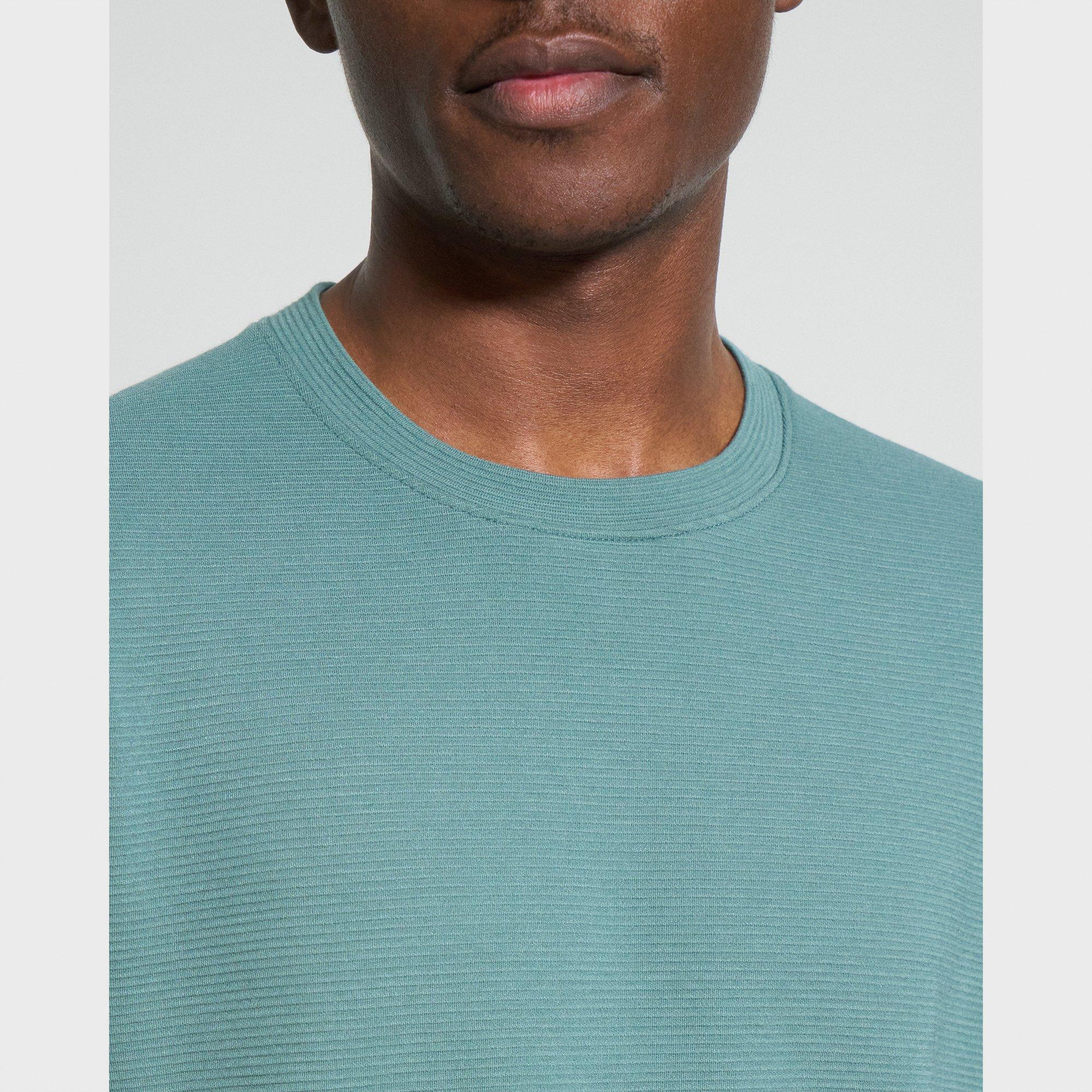 Delroy Long-Sleeve Tee in Studio Knit Jacquard