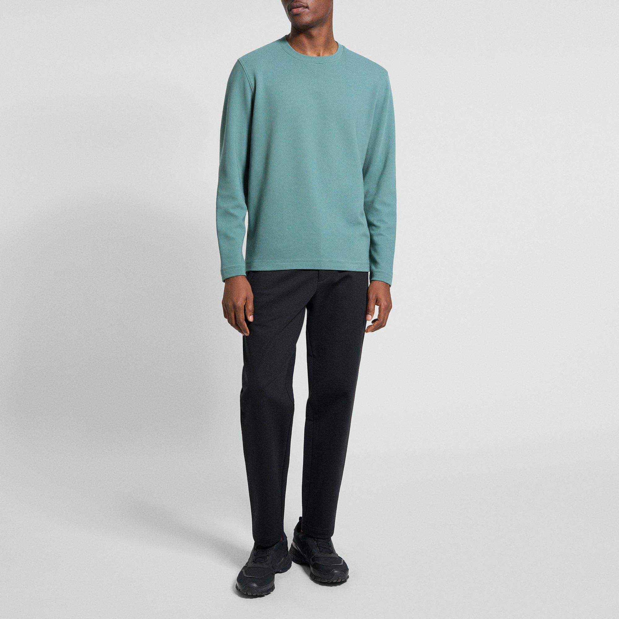 Delroy Long-Sleeve Tee in Studio Knit Jacquard