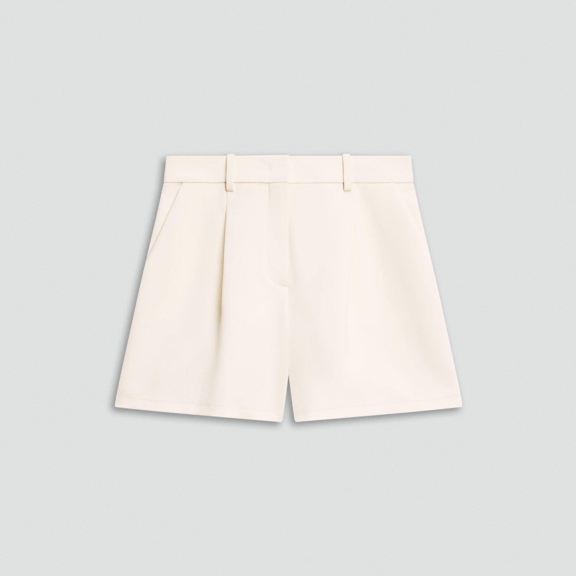Fluid Pleat Short in Admiral Crepe