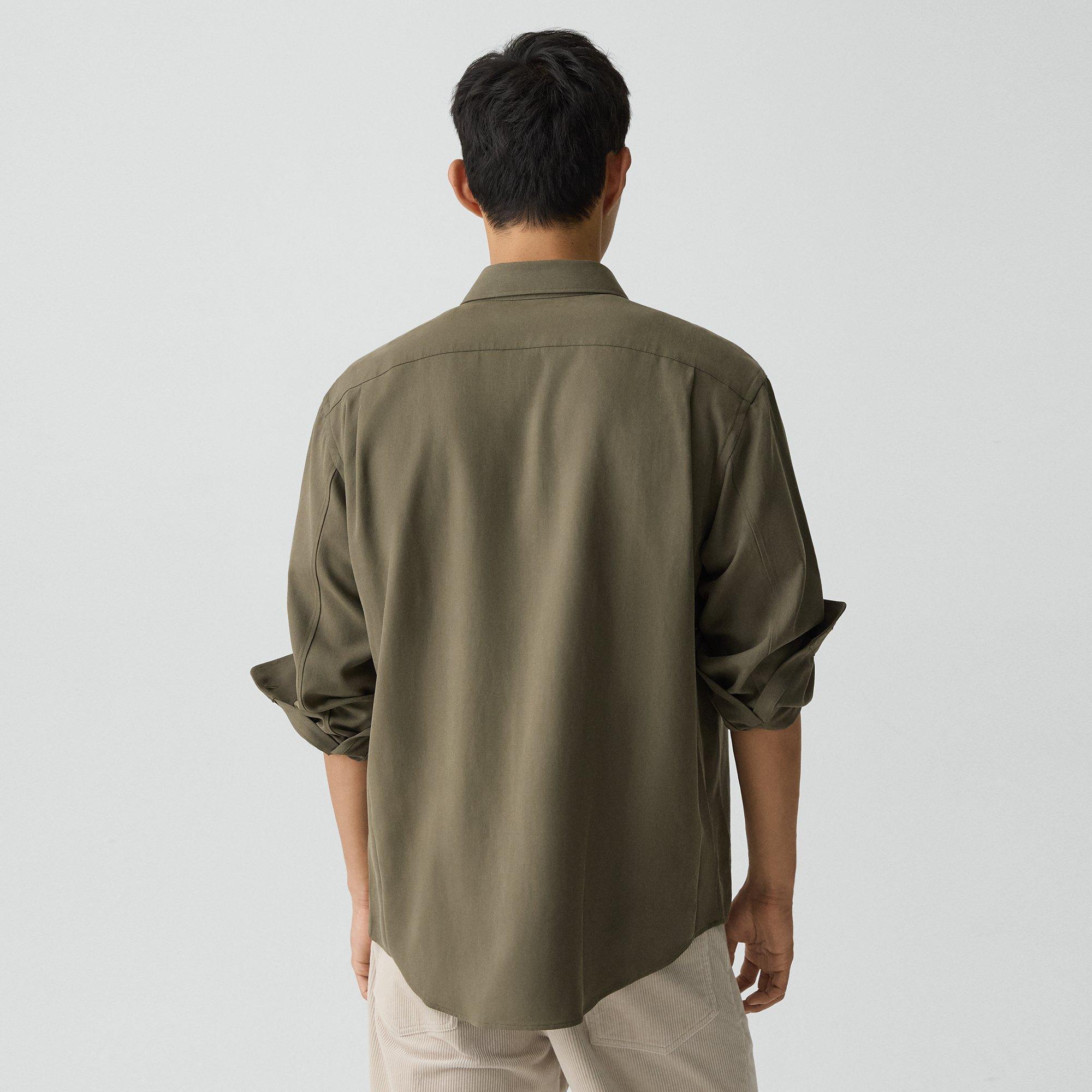 Relaxed Shirt in Leaf Twill