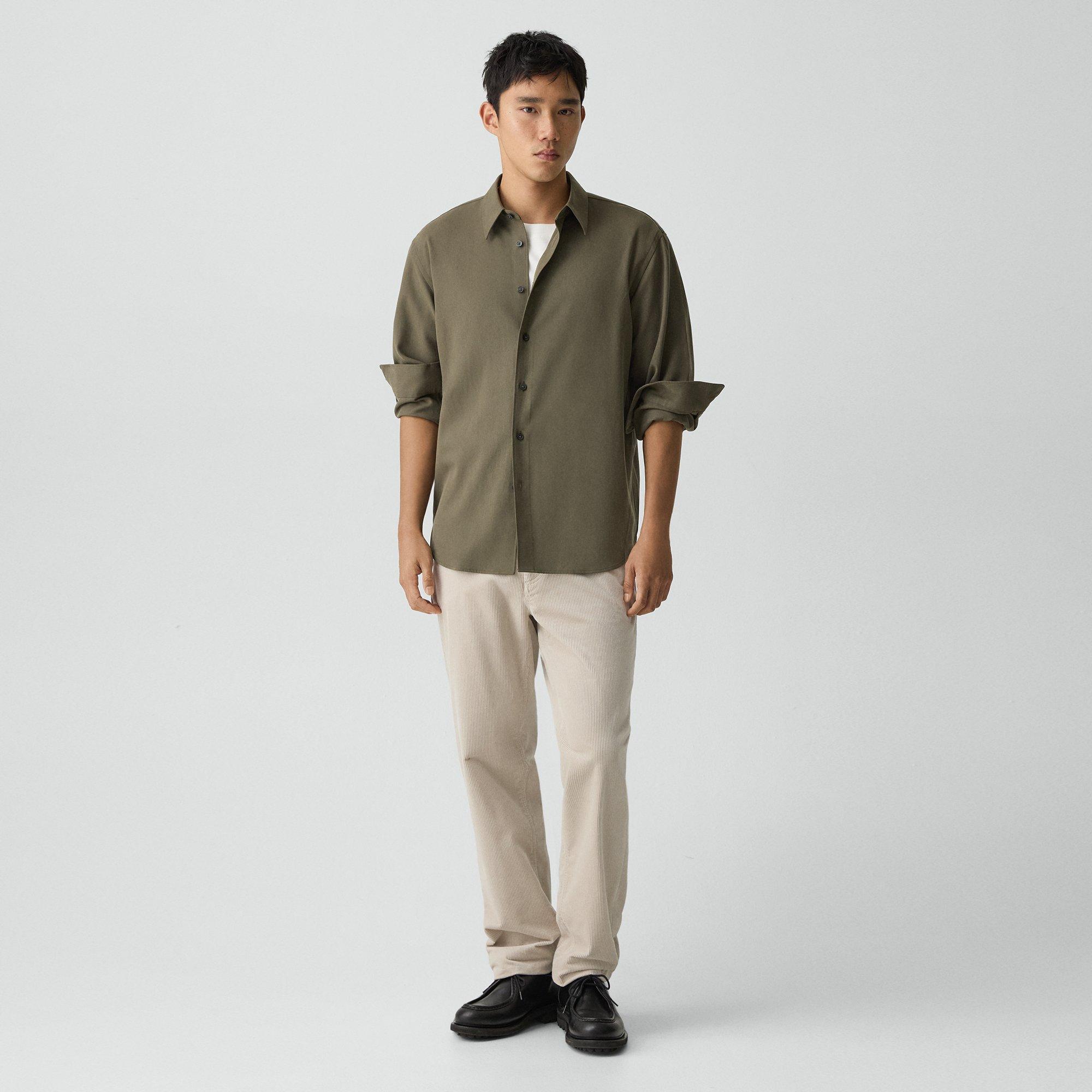 Relaxed Shirt in Leaf Twill