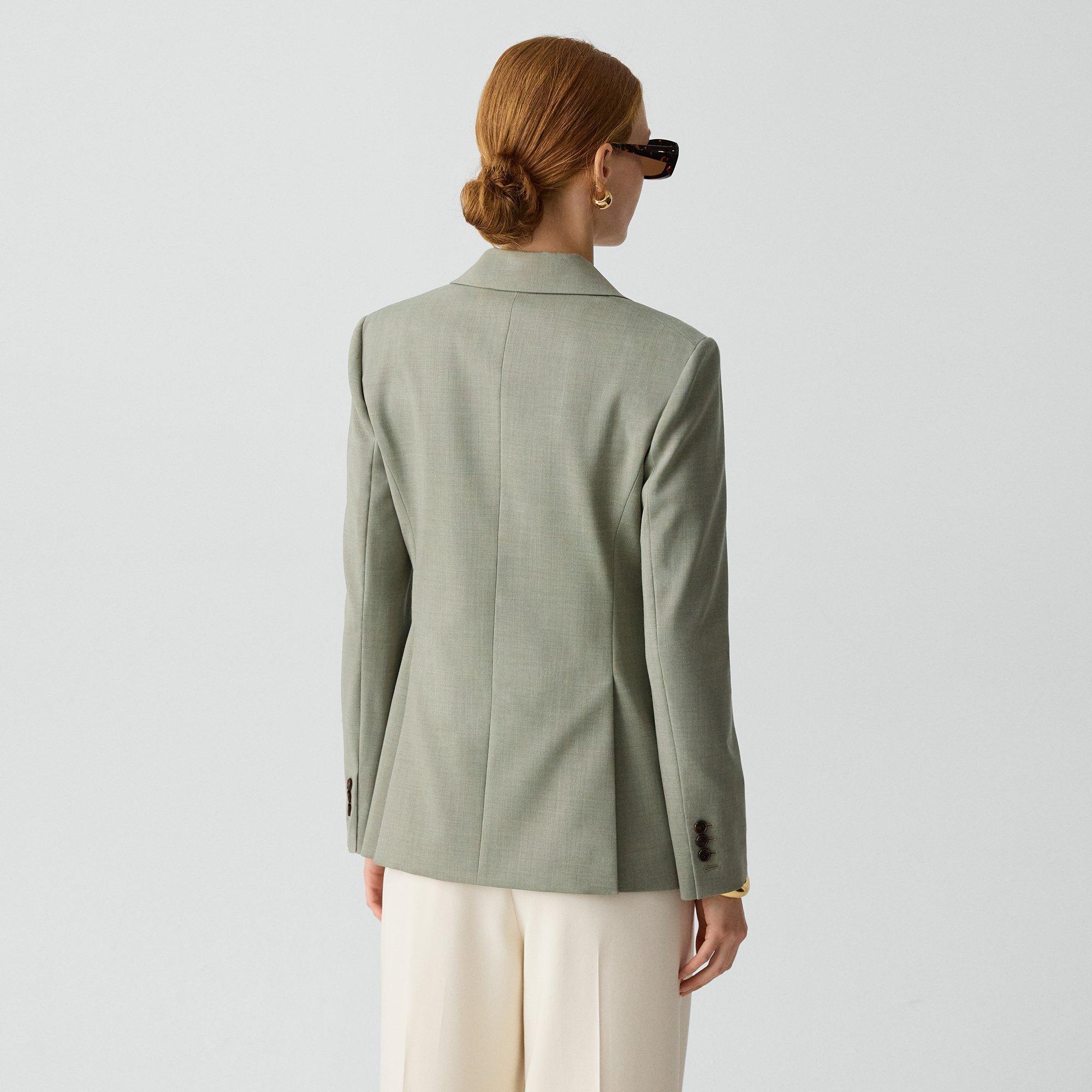 Lynnia Blazer in Wool Gabardine
