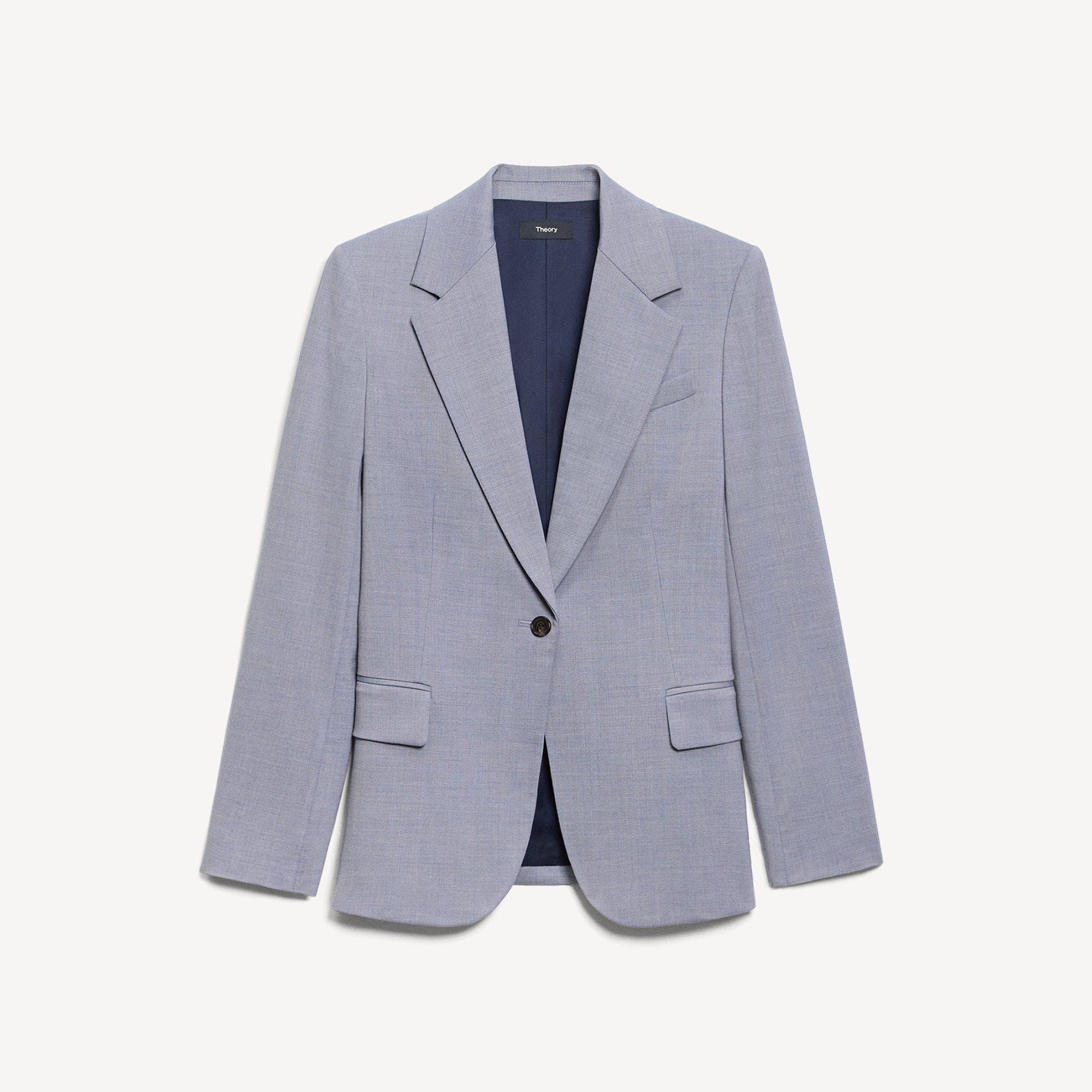 Lynnia Blazer in Wool Gabardine