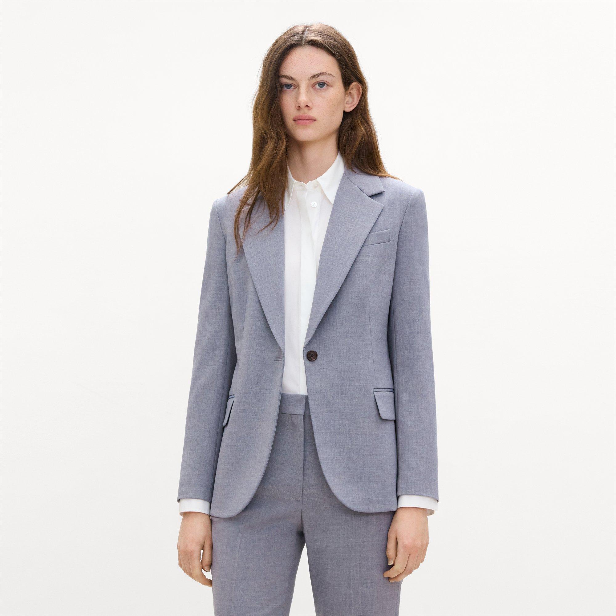 Lynnia Blazer in Wool Gabardine