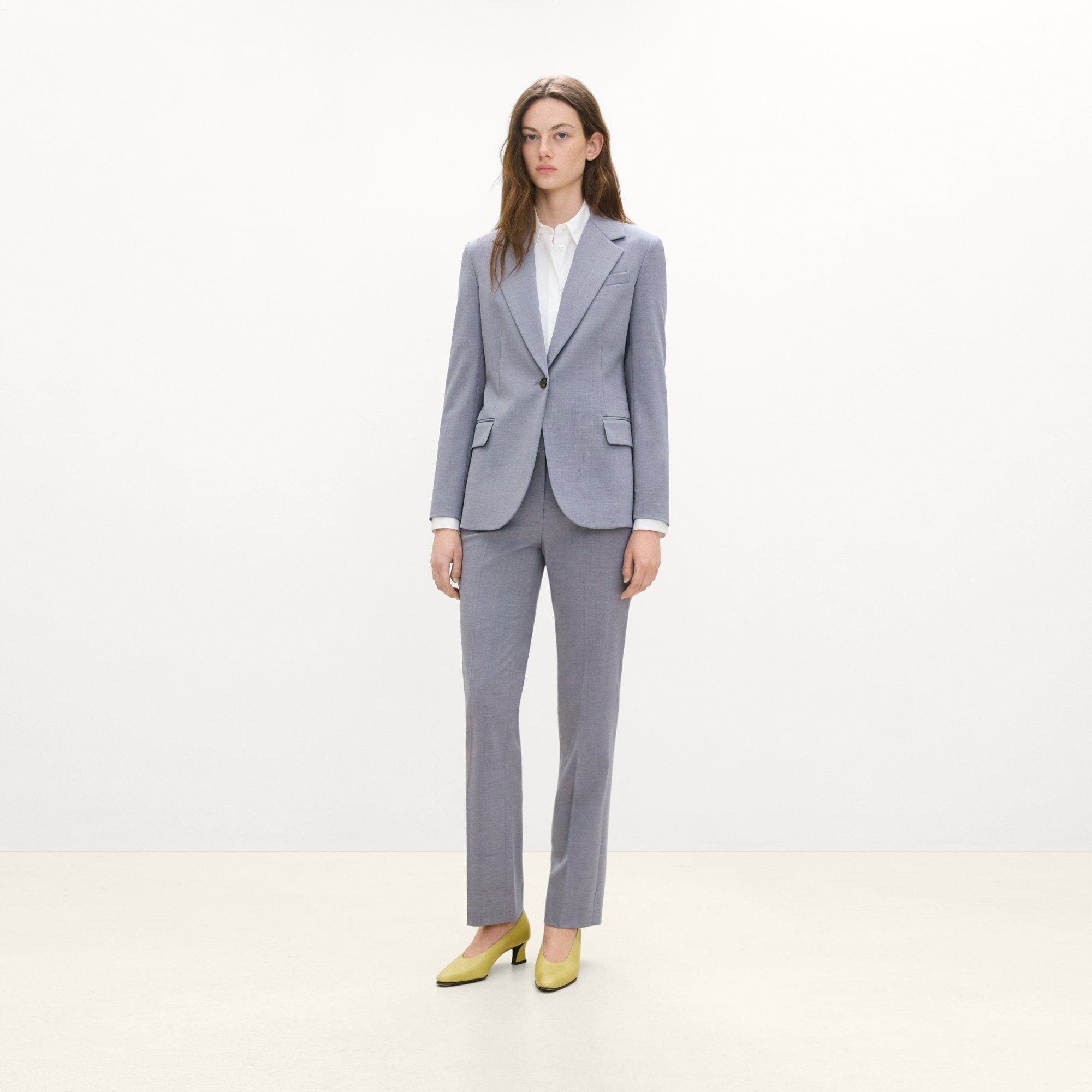Lynnia Blazer in Wool Gabardine