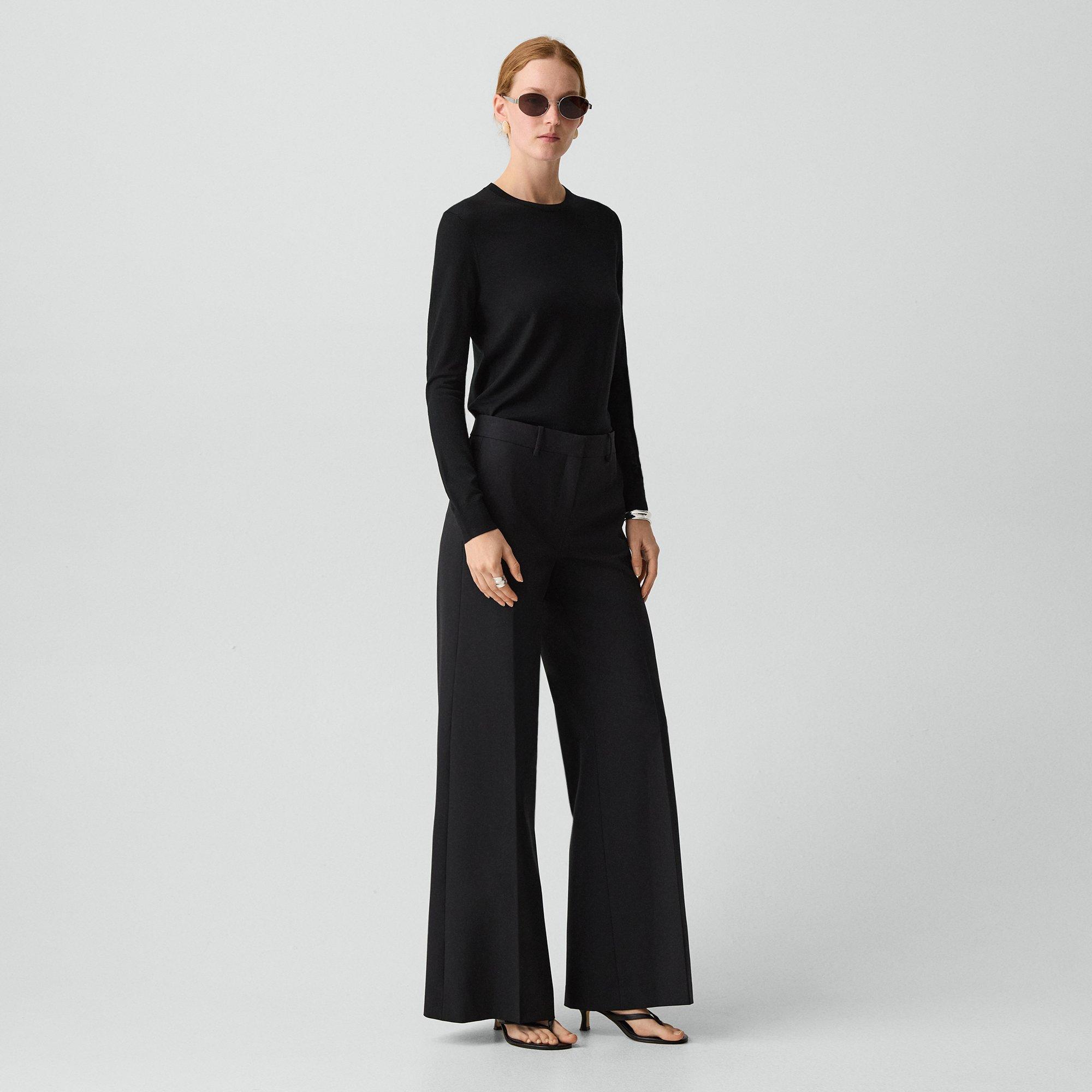 Fluid Flare Pant, 33'' in Good Wool