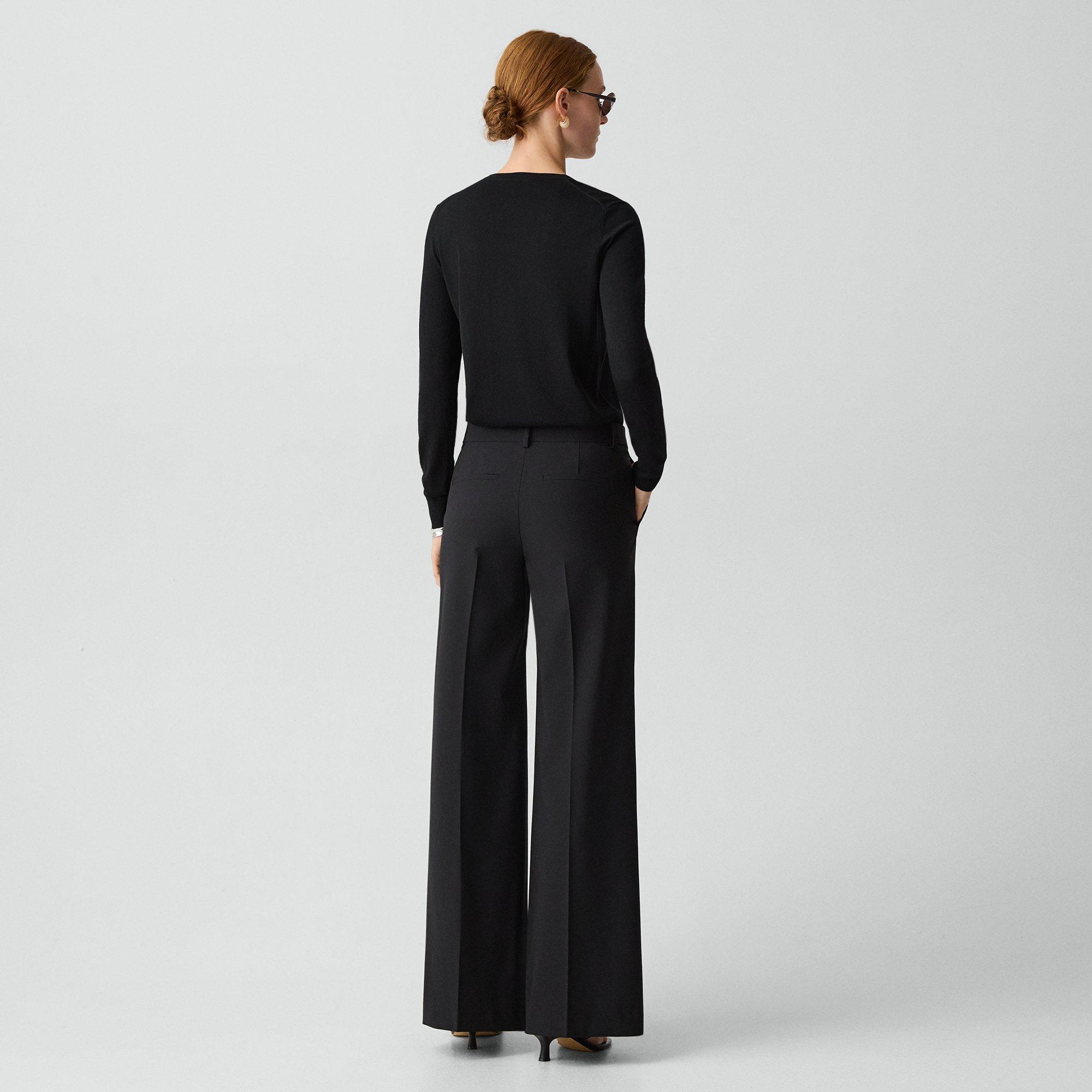 Fluid Flare Pant, 33'' in Good Wool
