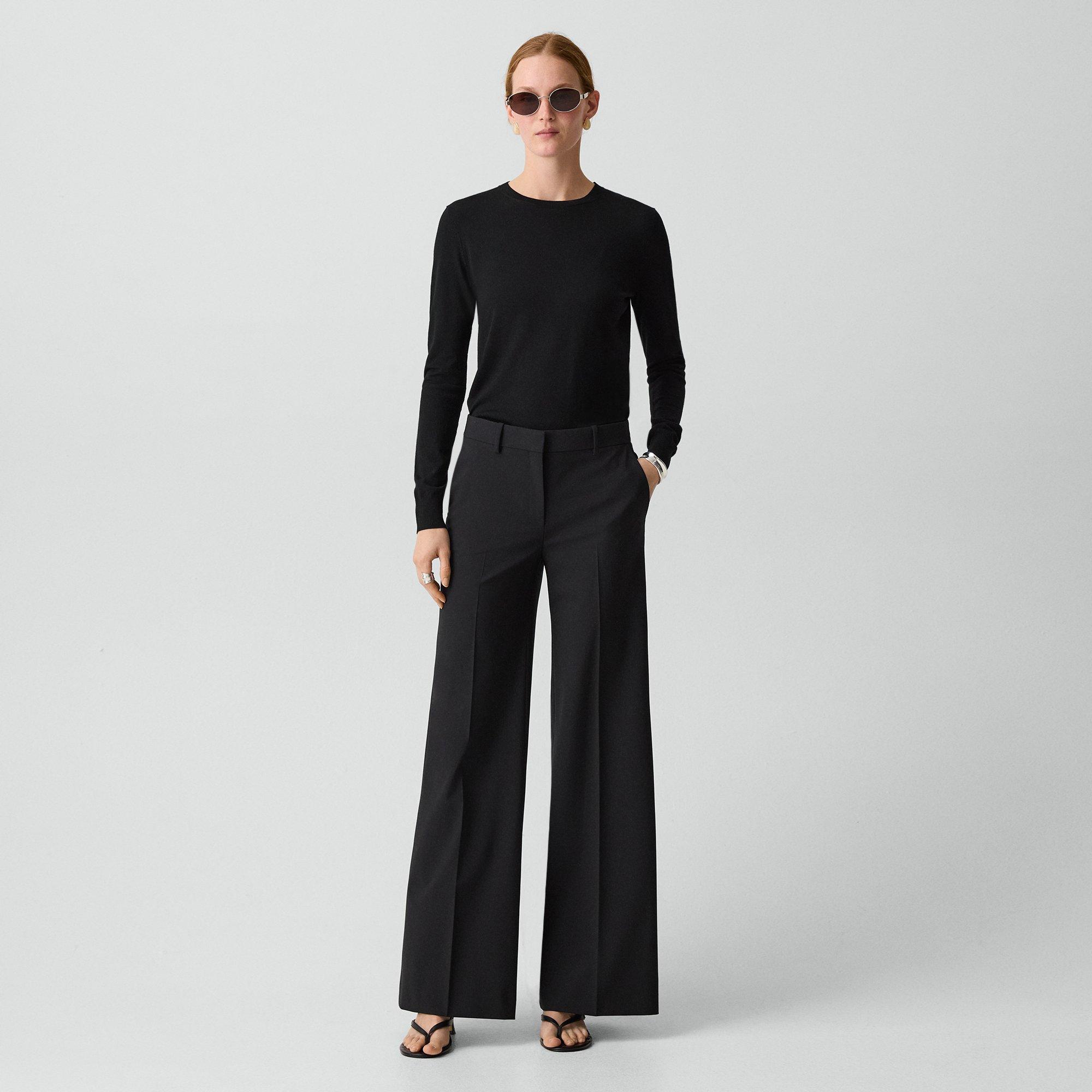 Fluid Flare Pant, 33'' in Good Wool