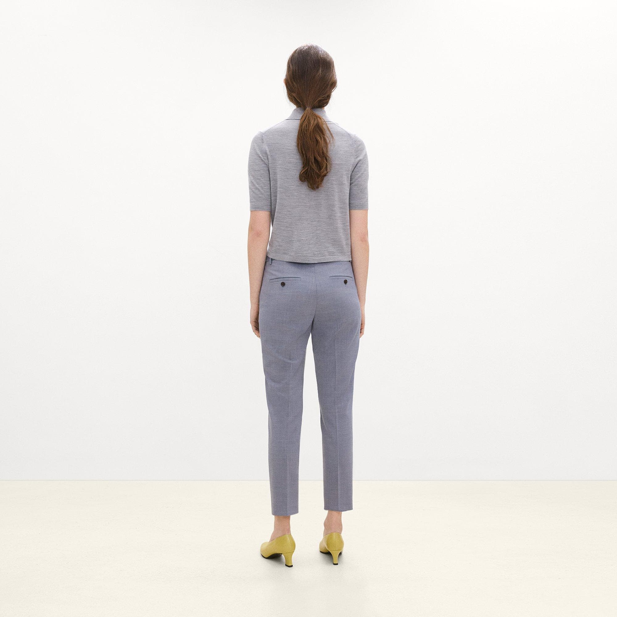 Treeca Pant in Wool Gabardine