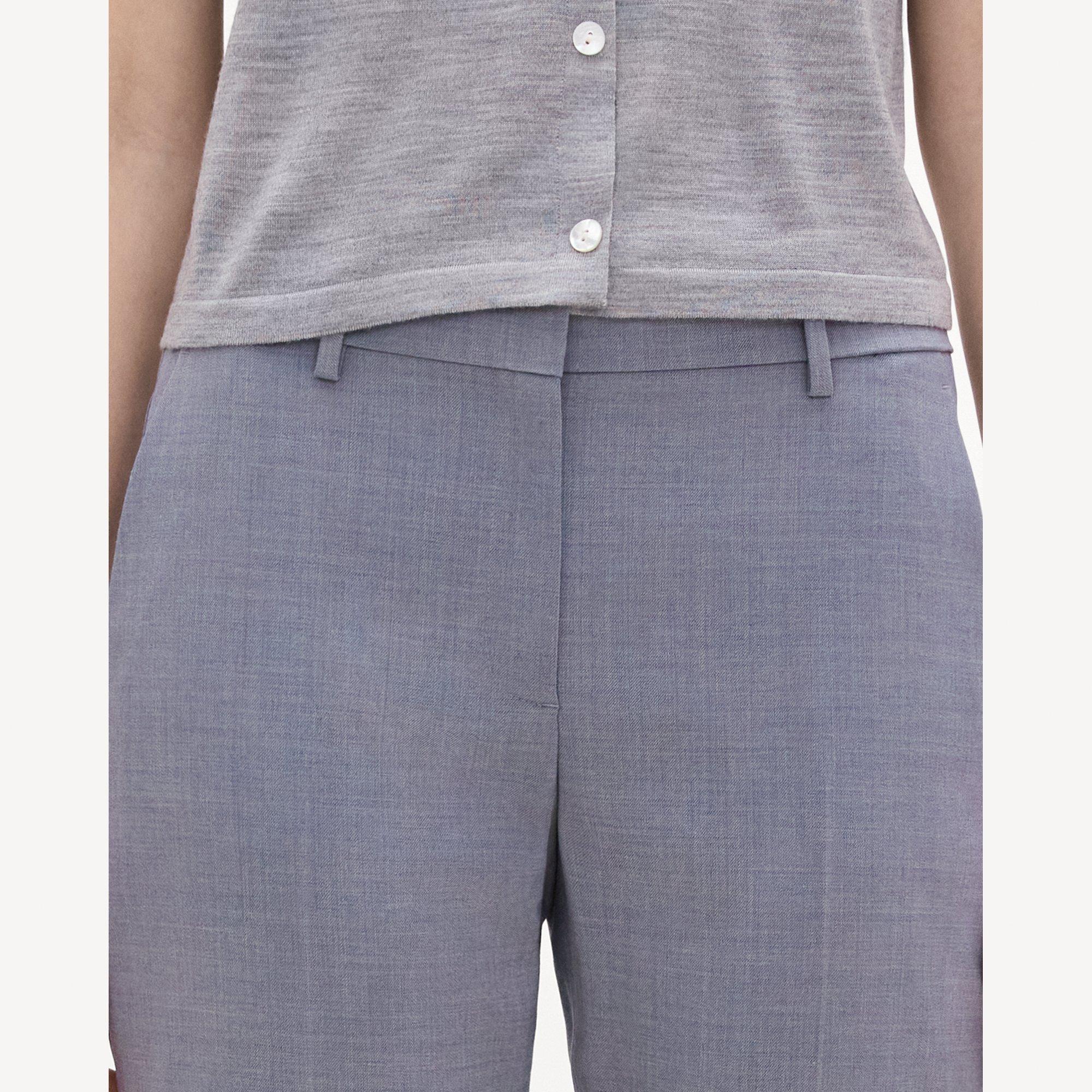 Treeca Trousers in Wool Gabardine