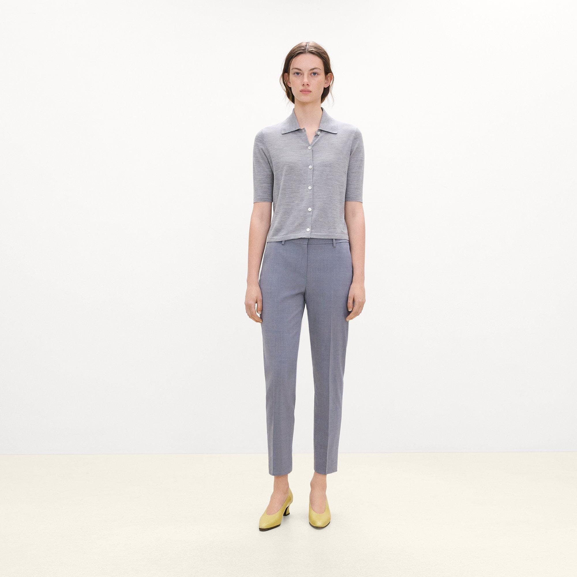Treeca Pant in Wool Gabardine