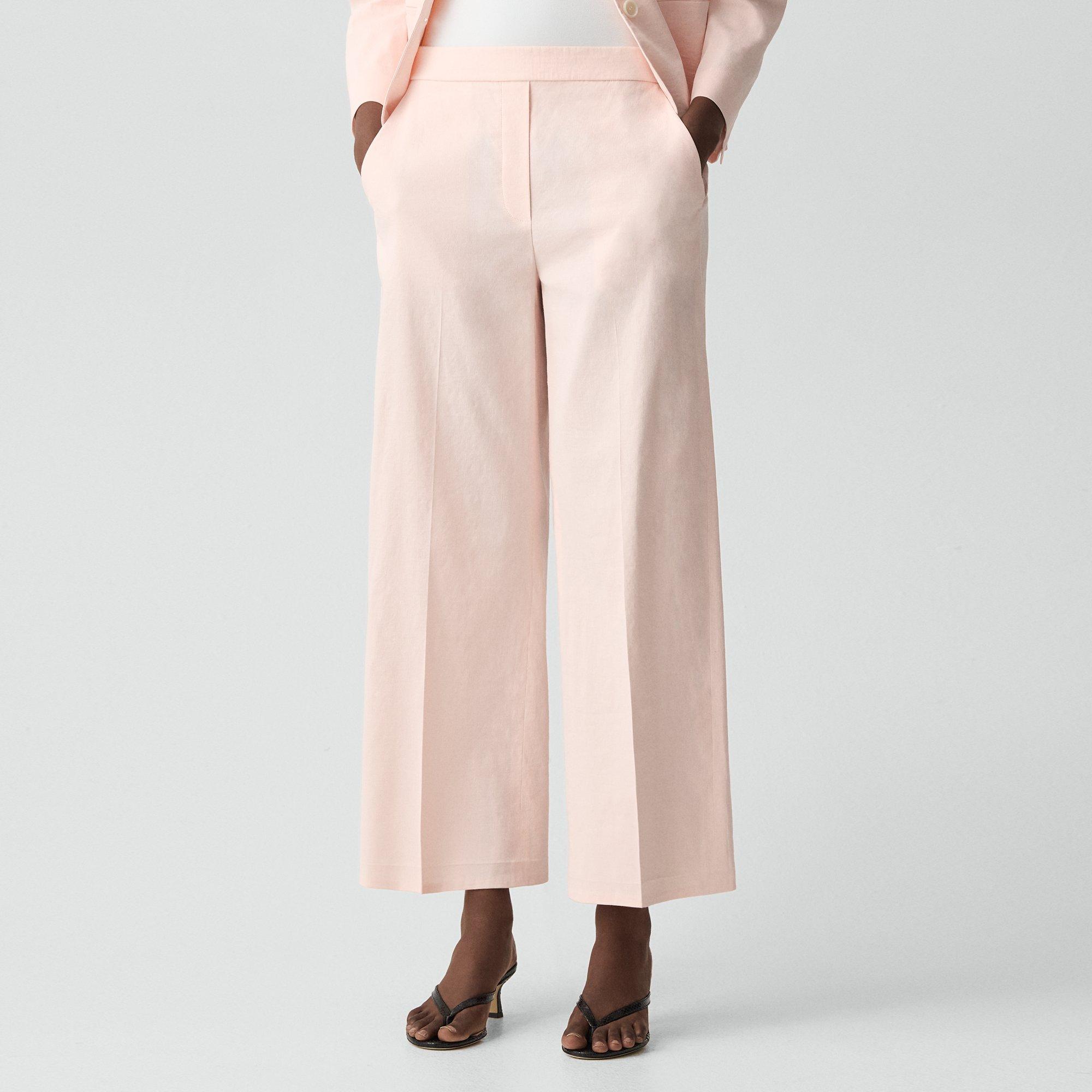 Classic Straight Pull-On Pant in Good Linen