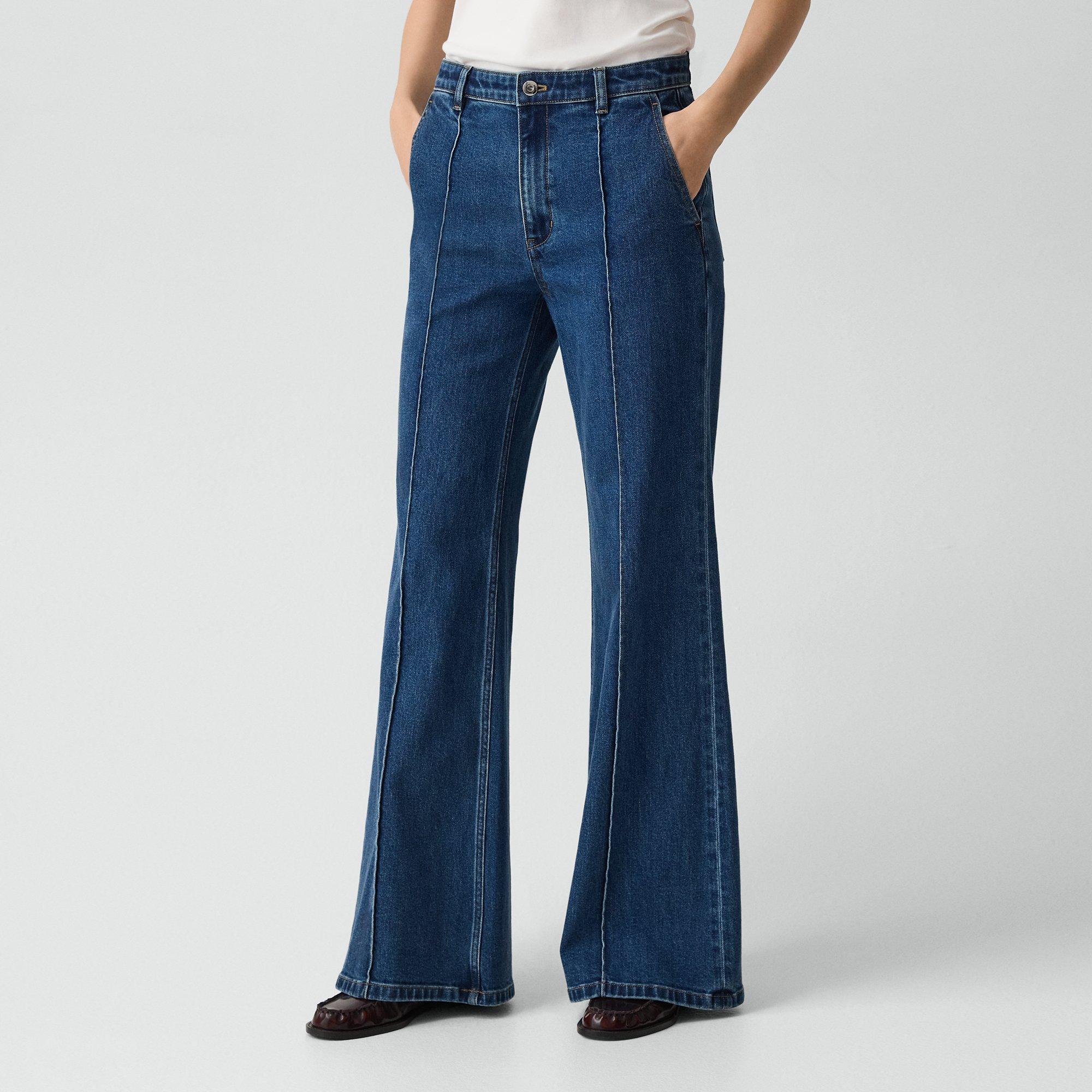 Fluid Flare Jean in Essential Denim