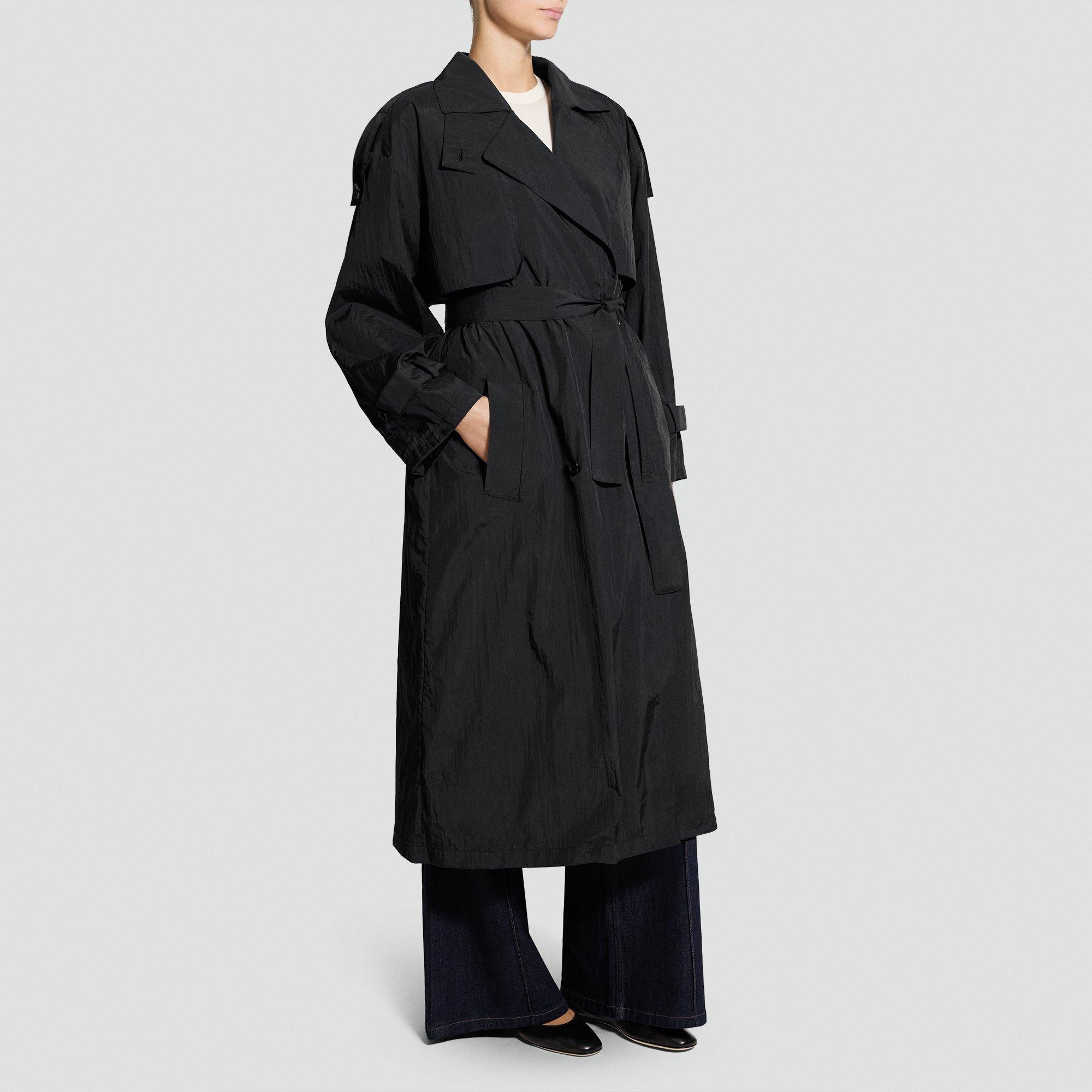 Oversized Trench Coat in Nylon