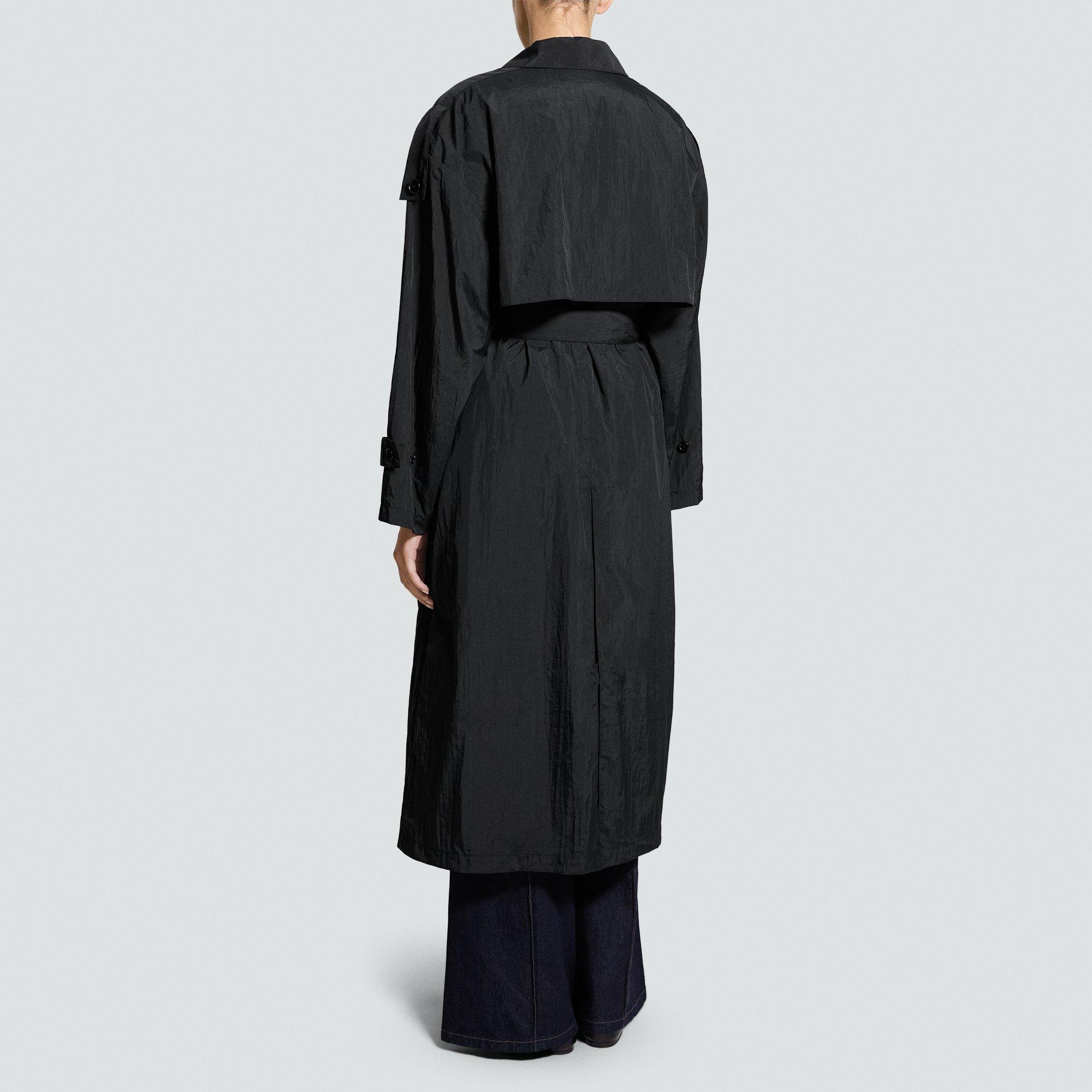 Oversized Trench Coat in Nylon
