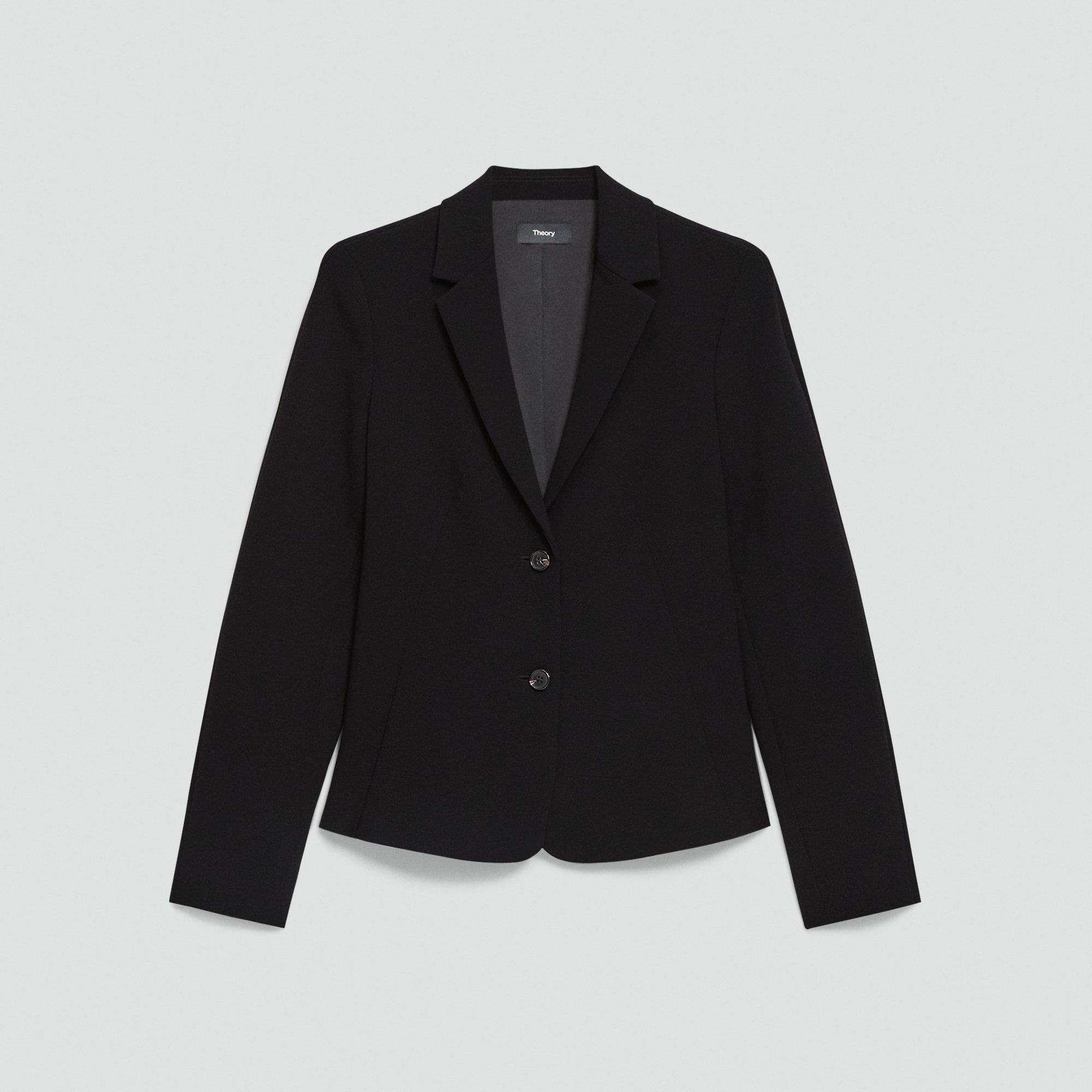 Fitted Blazer in Admiral Crepe