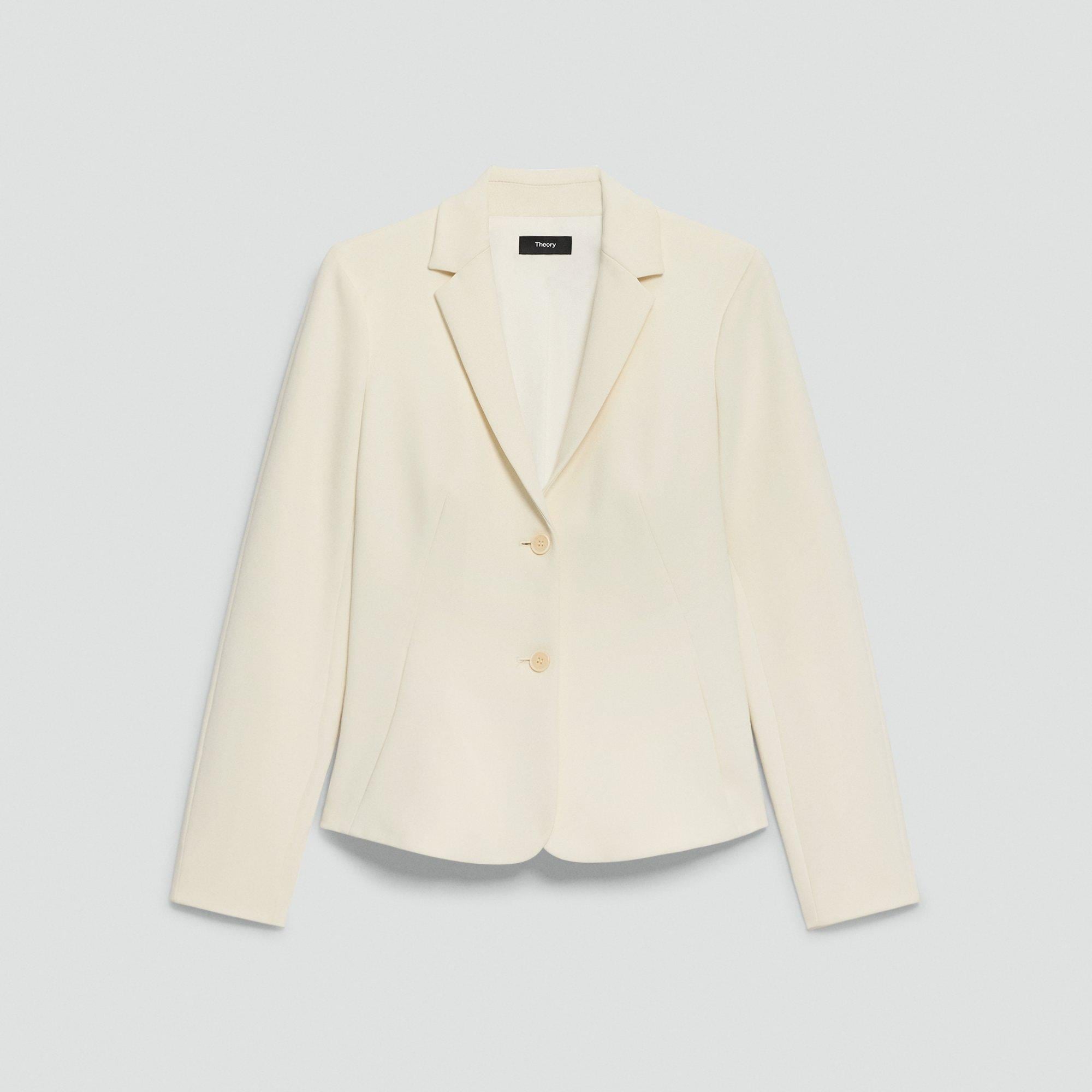 Fitted Blazer in Admiral Crepe