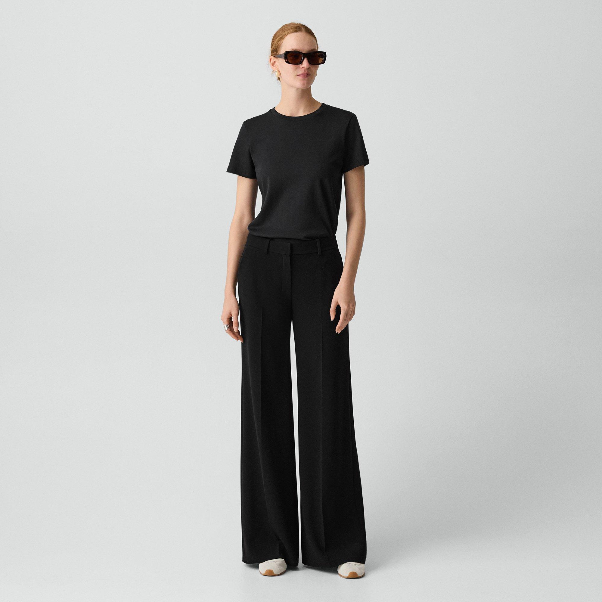 Fluid Flare Pant, 30'' in Admiral Crepe