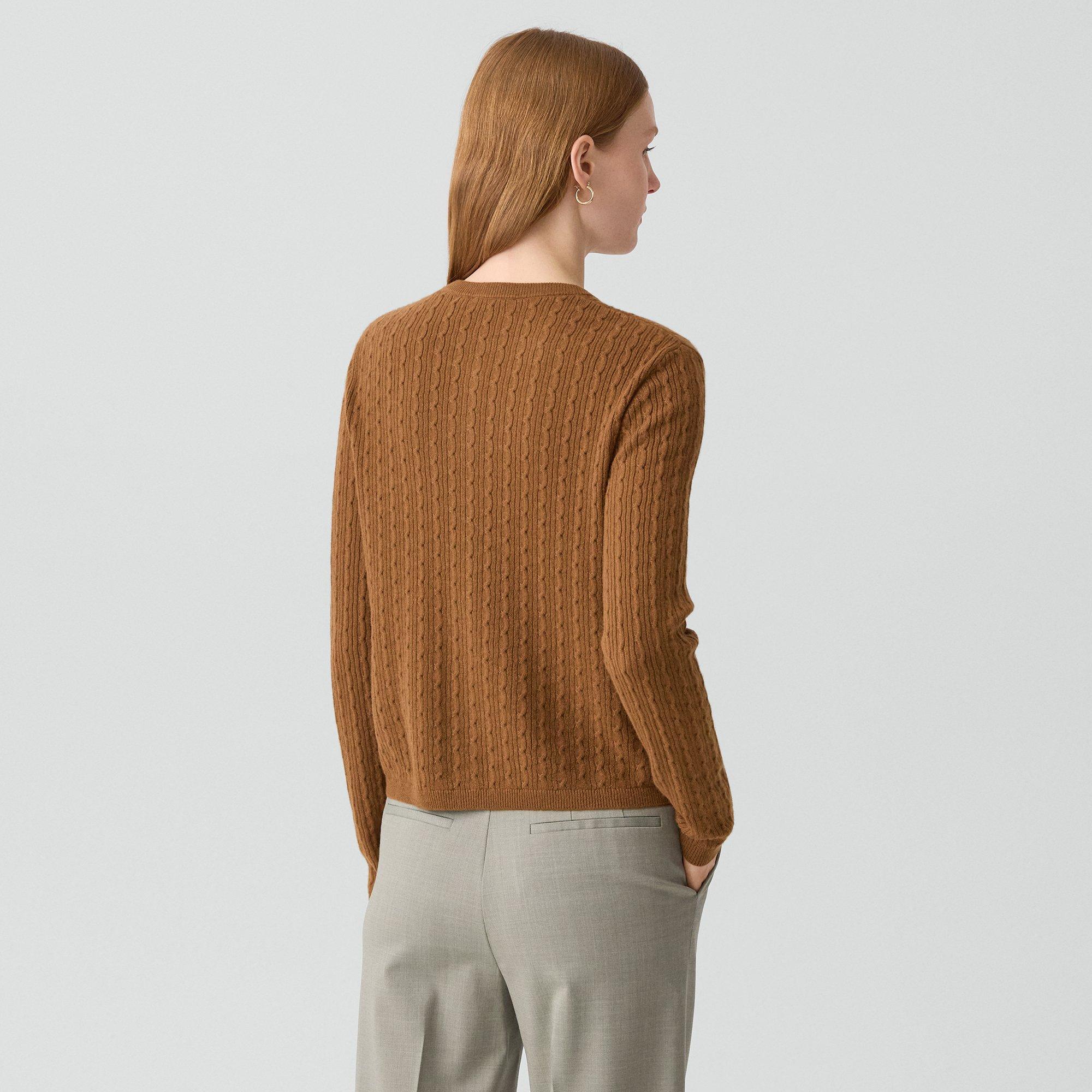 Cable-Knit Cardigan in Cashmere