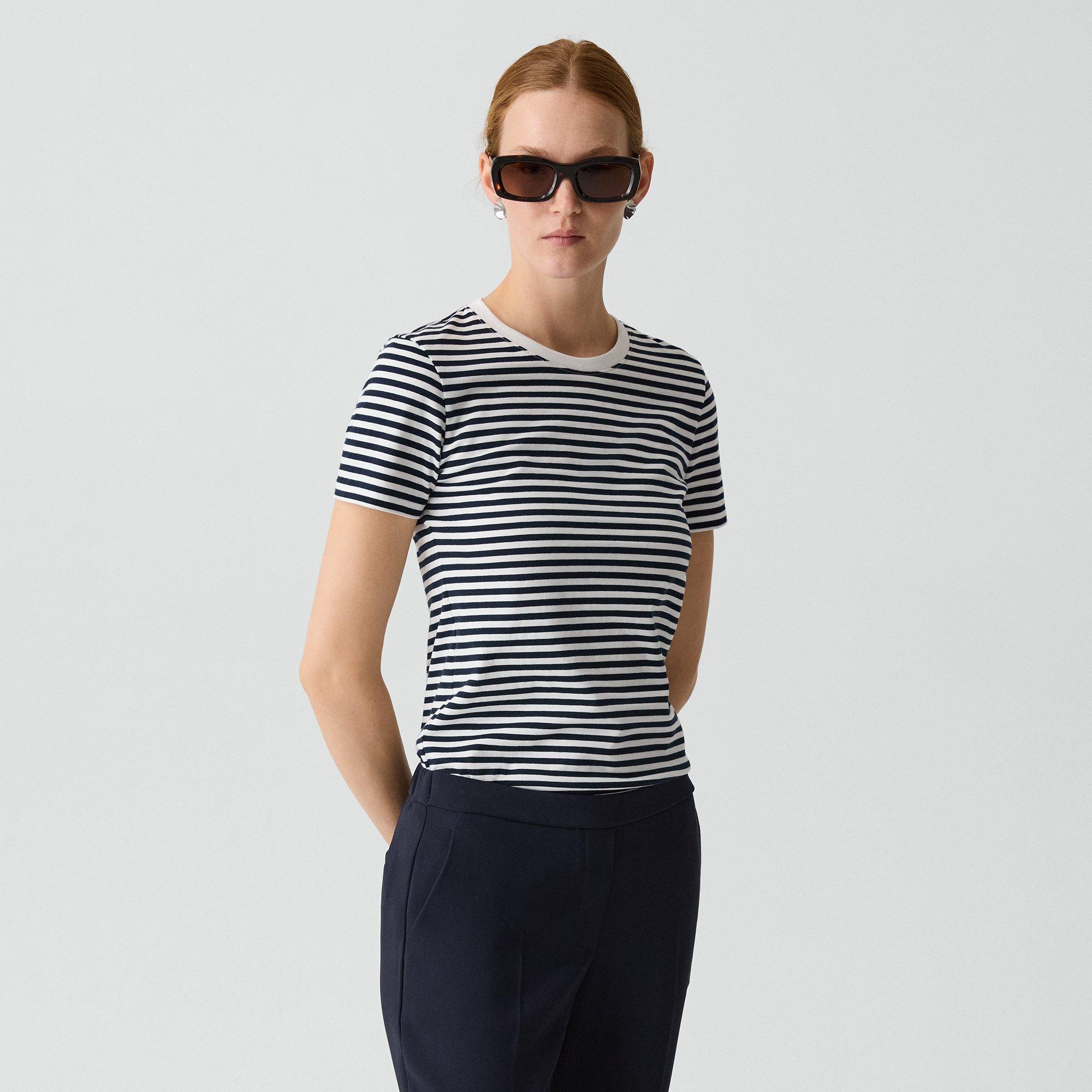 Easy Tee in Jersey Stripe