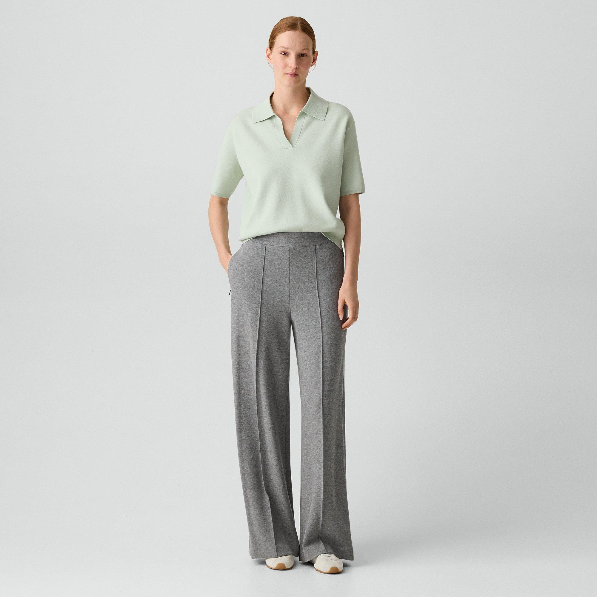 Track Pant in Double-Knit Jersey