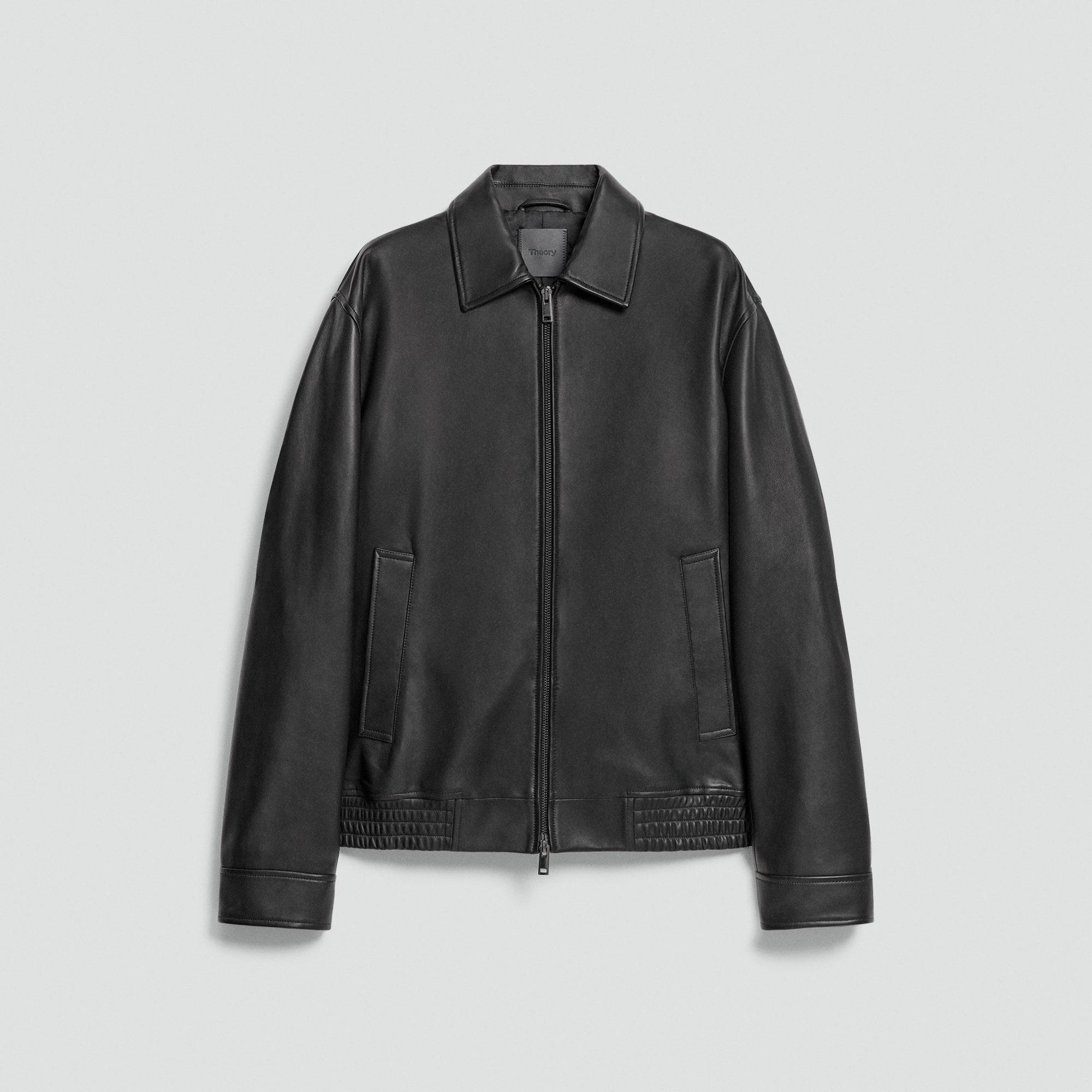 Wyatt Zip Jacket in Leather