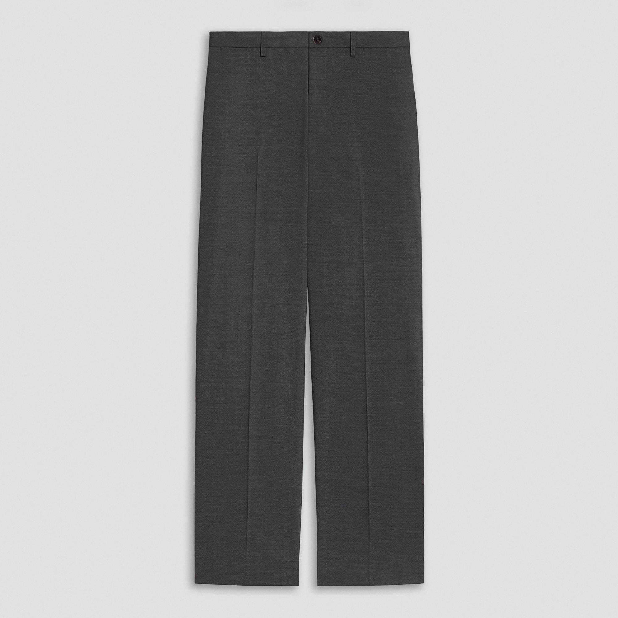 Straight Drawstring Pant in Motion Wool