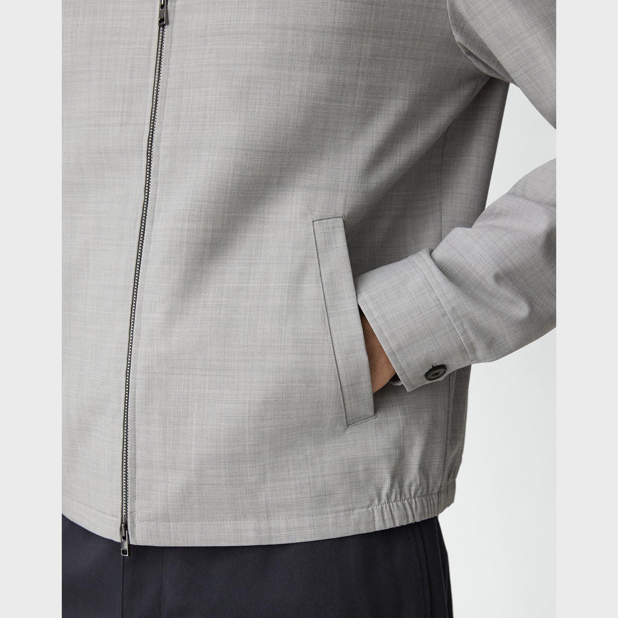 Blouson Zip Jacket in Motion Wool