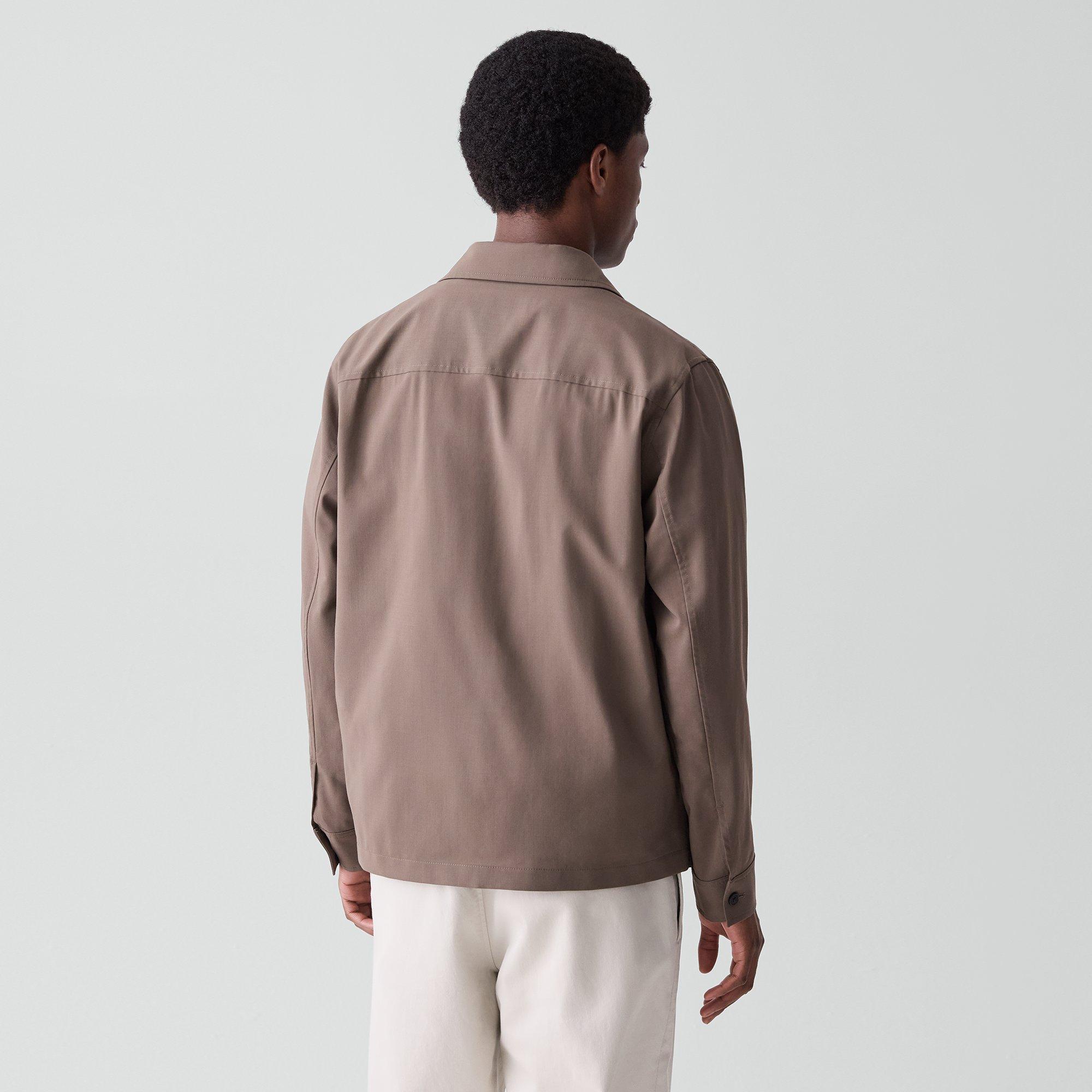 Zip Overshirt in Motion Wool