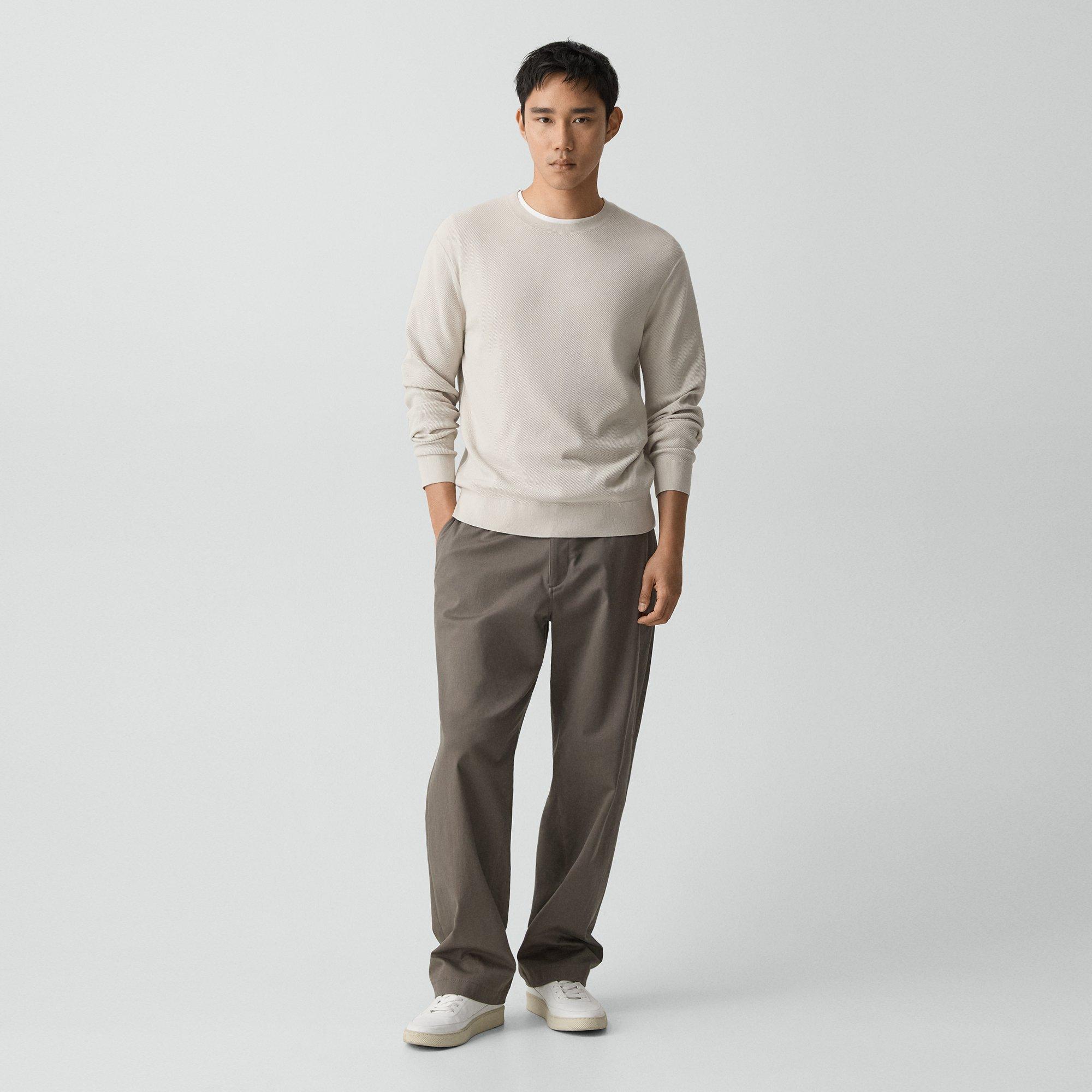 Riland Crewneck Sweater in Light Bilen