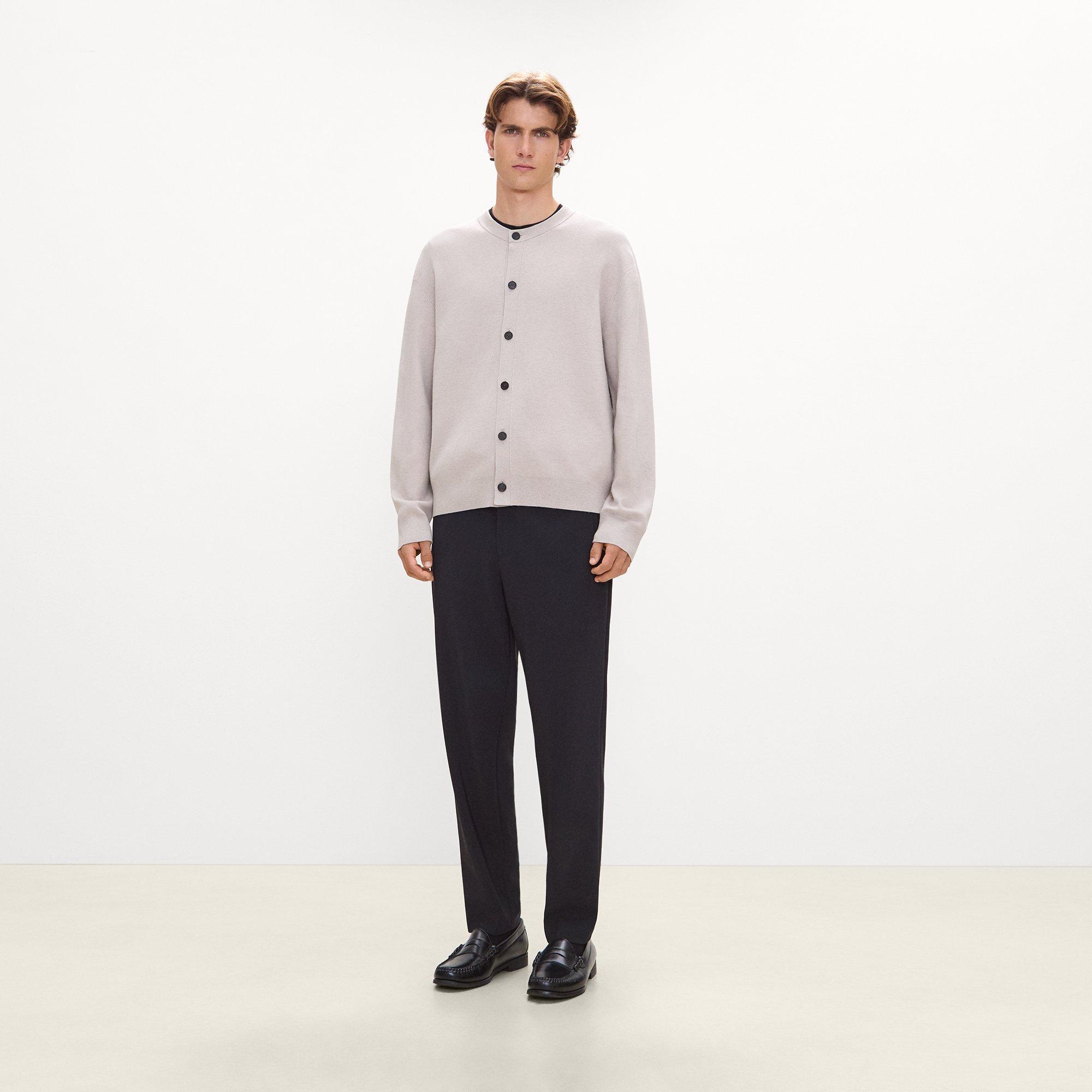 Button-Up Cardigan in Light Bilen