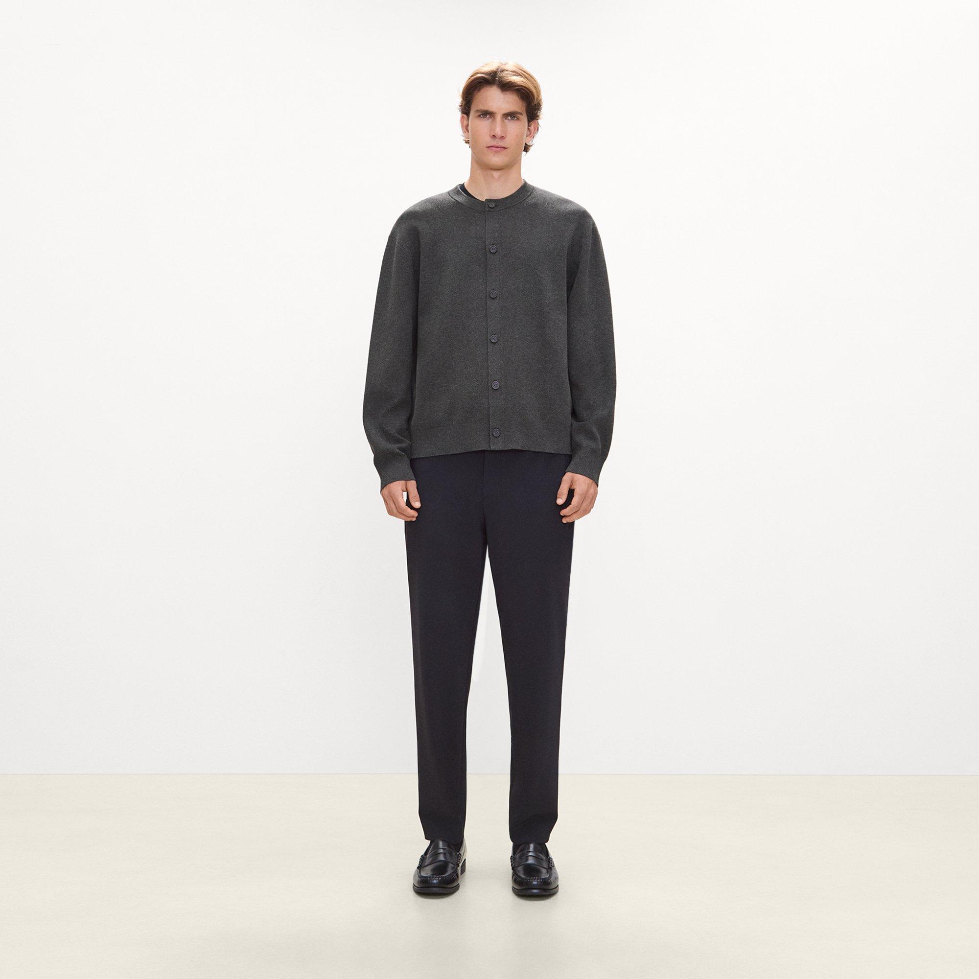 Button-Up Cardigan in Light Bilen