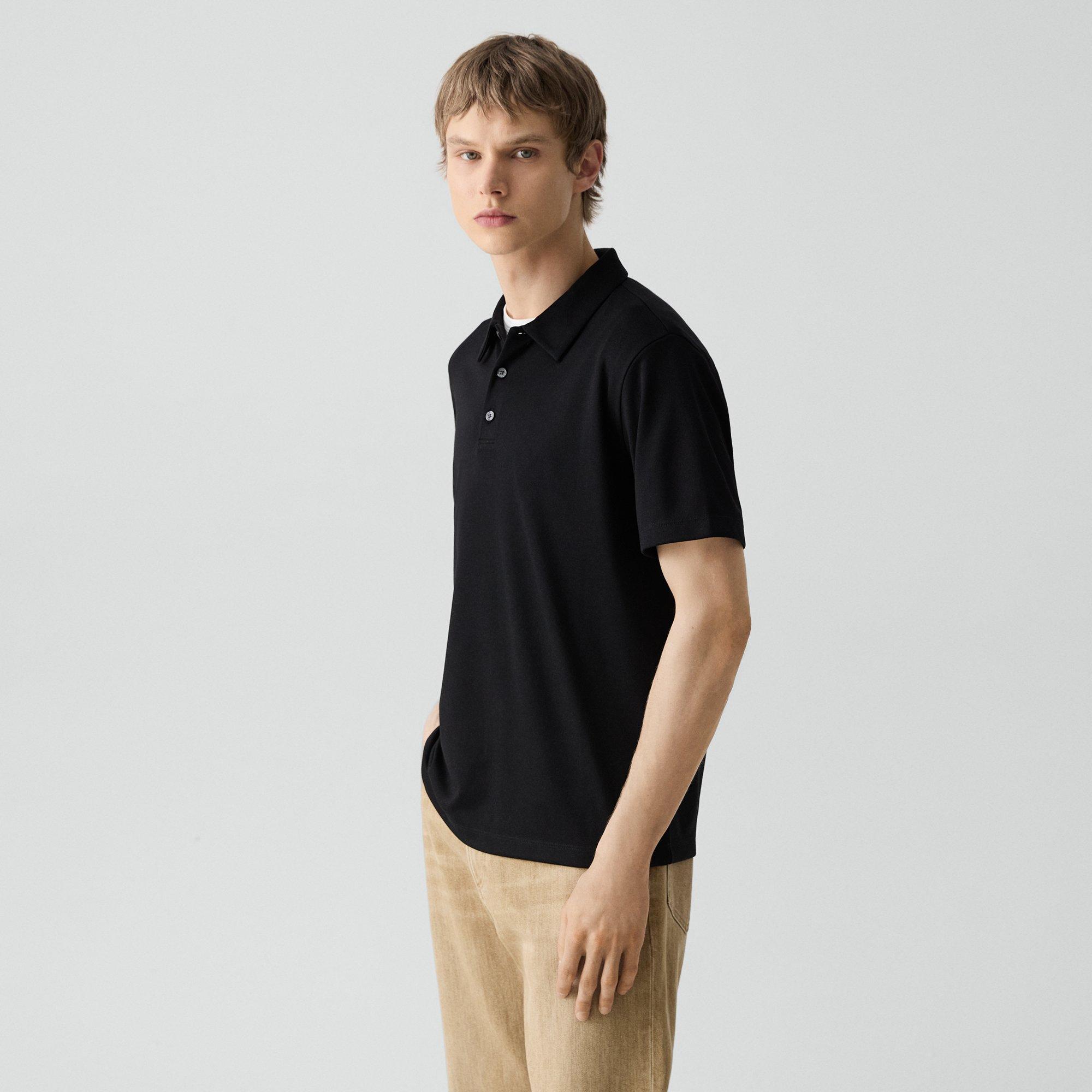 Bron Polo Shirt in Anemone Modal Jersey