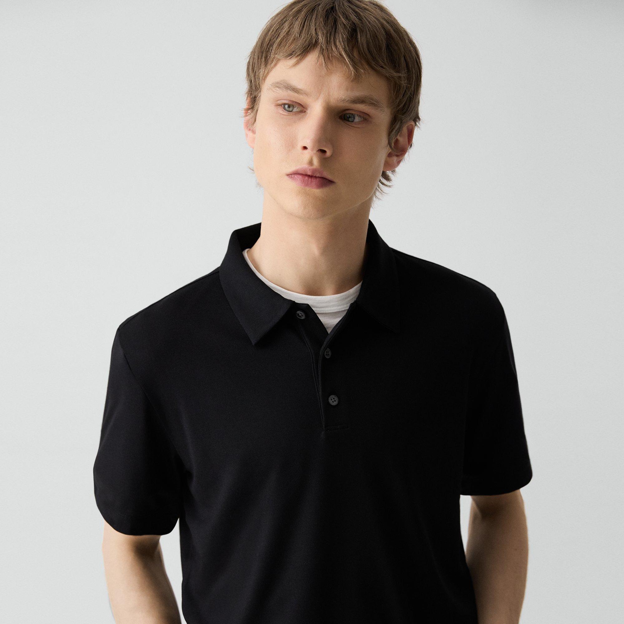 Bron Polo Shirt in Anemone Modal Jersey
