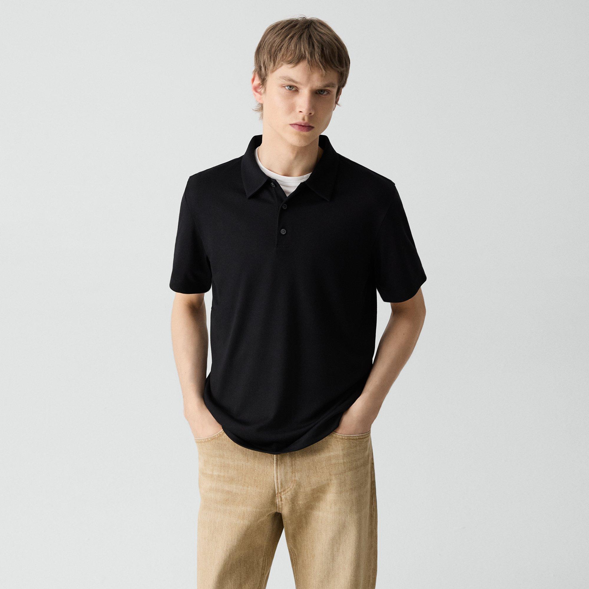 Bron Polo Shirt in Anemone Modal Jersey