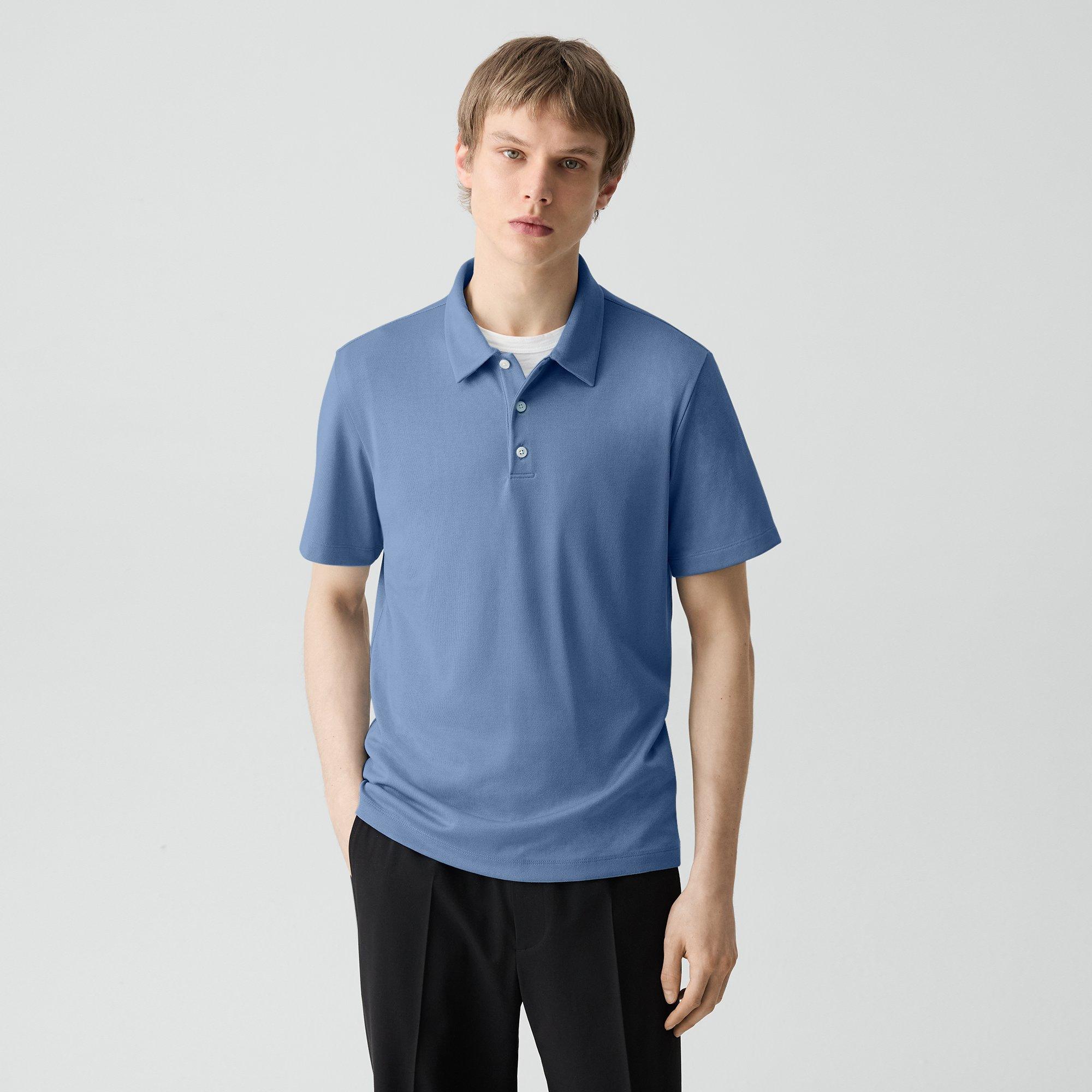 Bron Polo Shirt in Anemone Modal Jersey