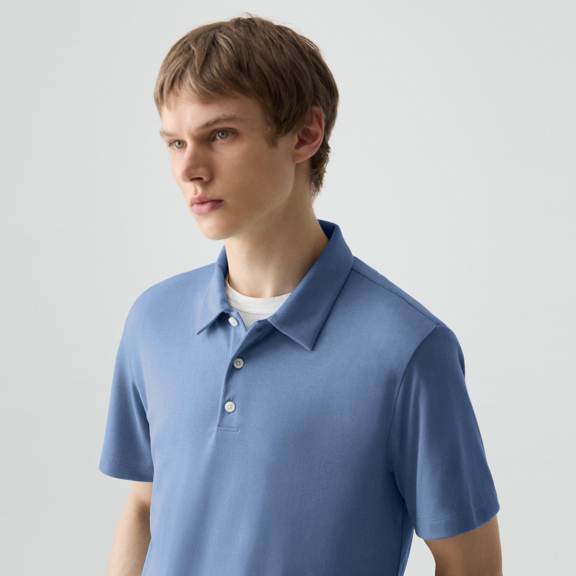 Bron Polo Shirt in Anemone Modal Jersey