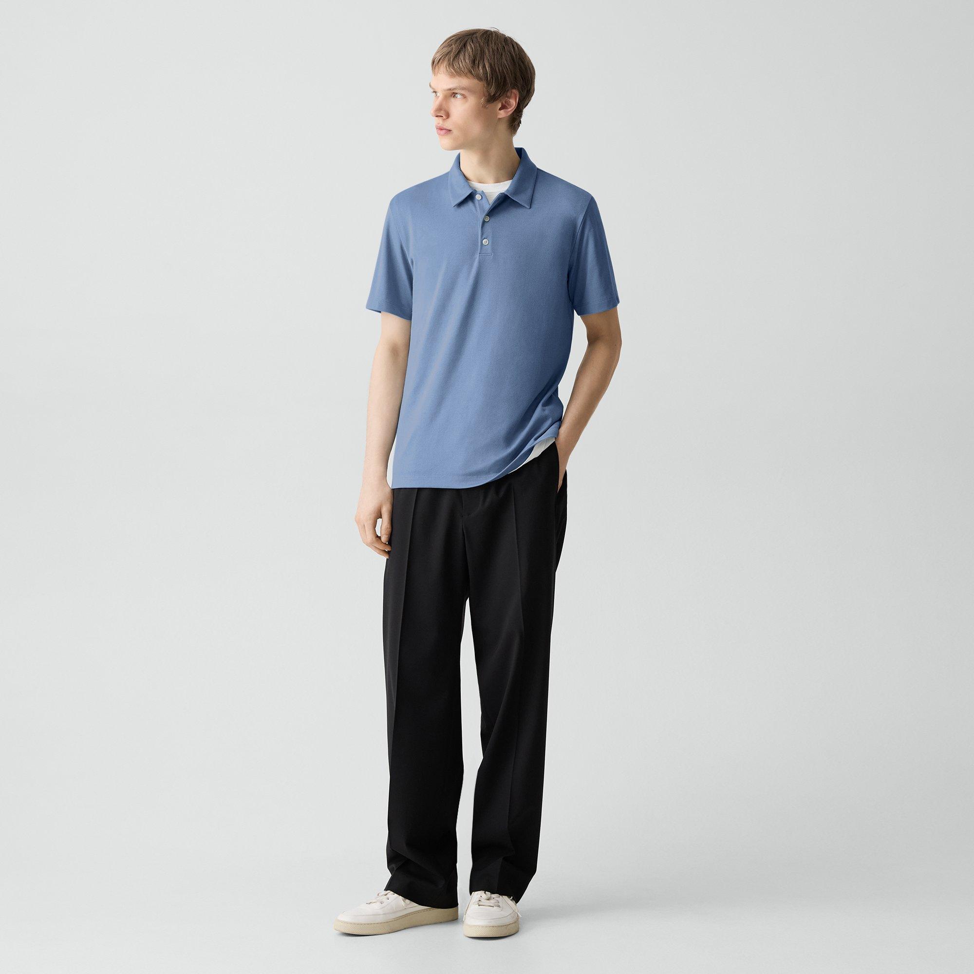 Bron Polo Shirt in Anemone Modal Jersey