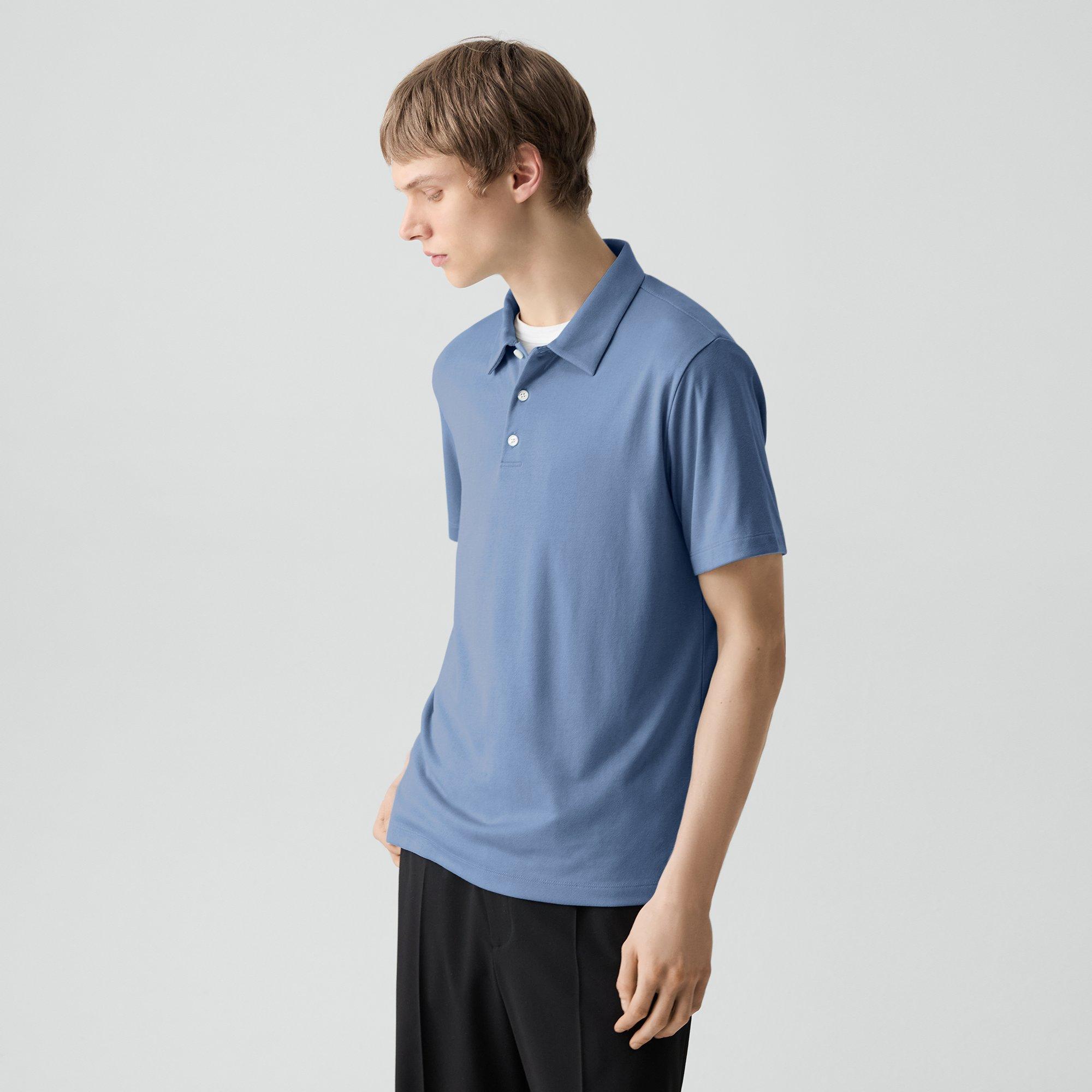 Bron Polo Shirt in Anemone Modal Jersey