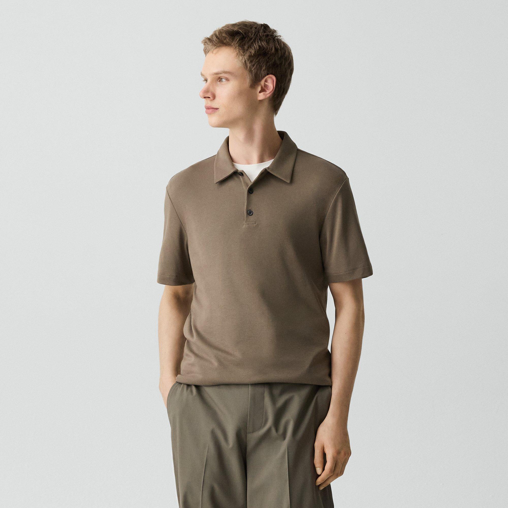 Bron Polo Shirt in Anemone Modal Jersey