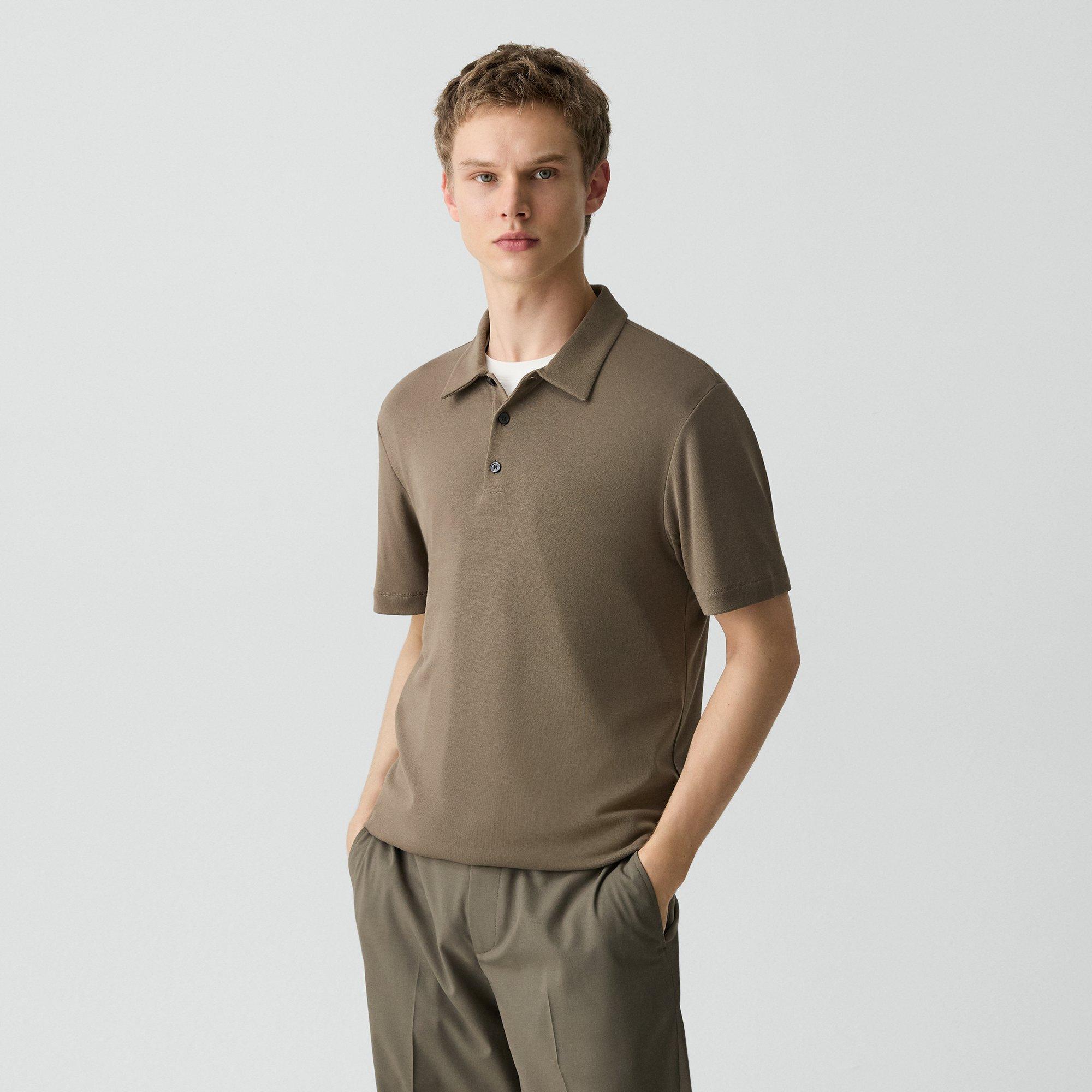Bron Polo Shirt in Anemone Modal Jersey