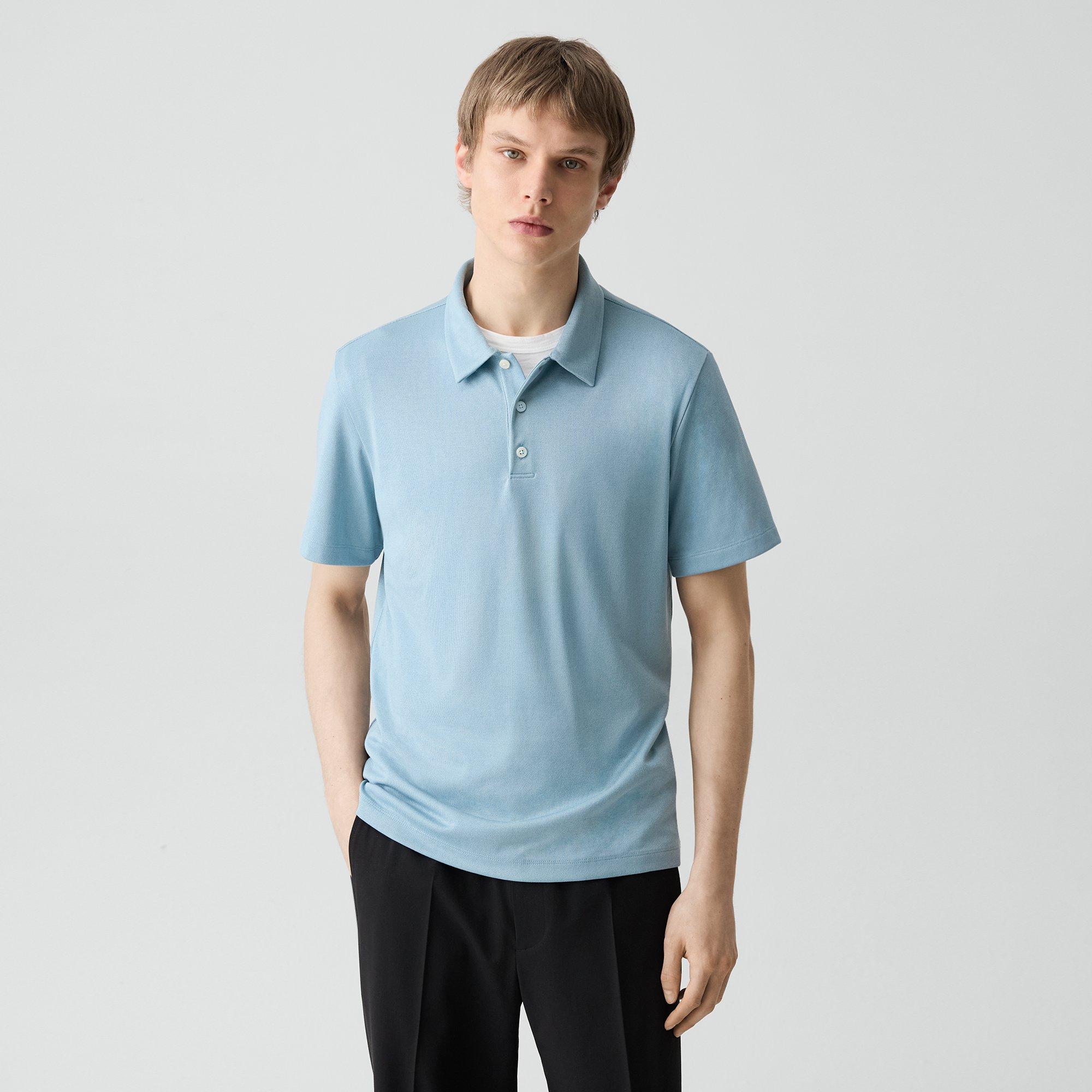 Bron Polo Shirt in Anemone Modal Jersey